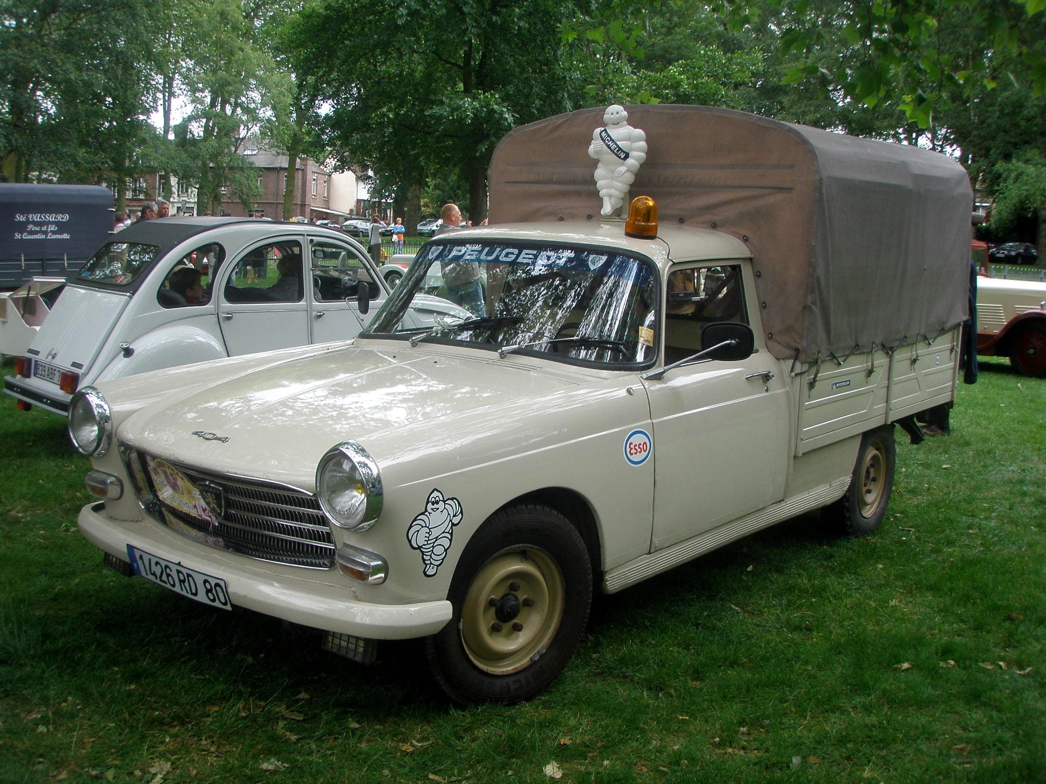 1080P, peugeot, classic, french, 404, pickup, cars, HD Wallpaper