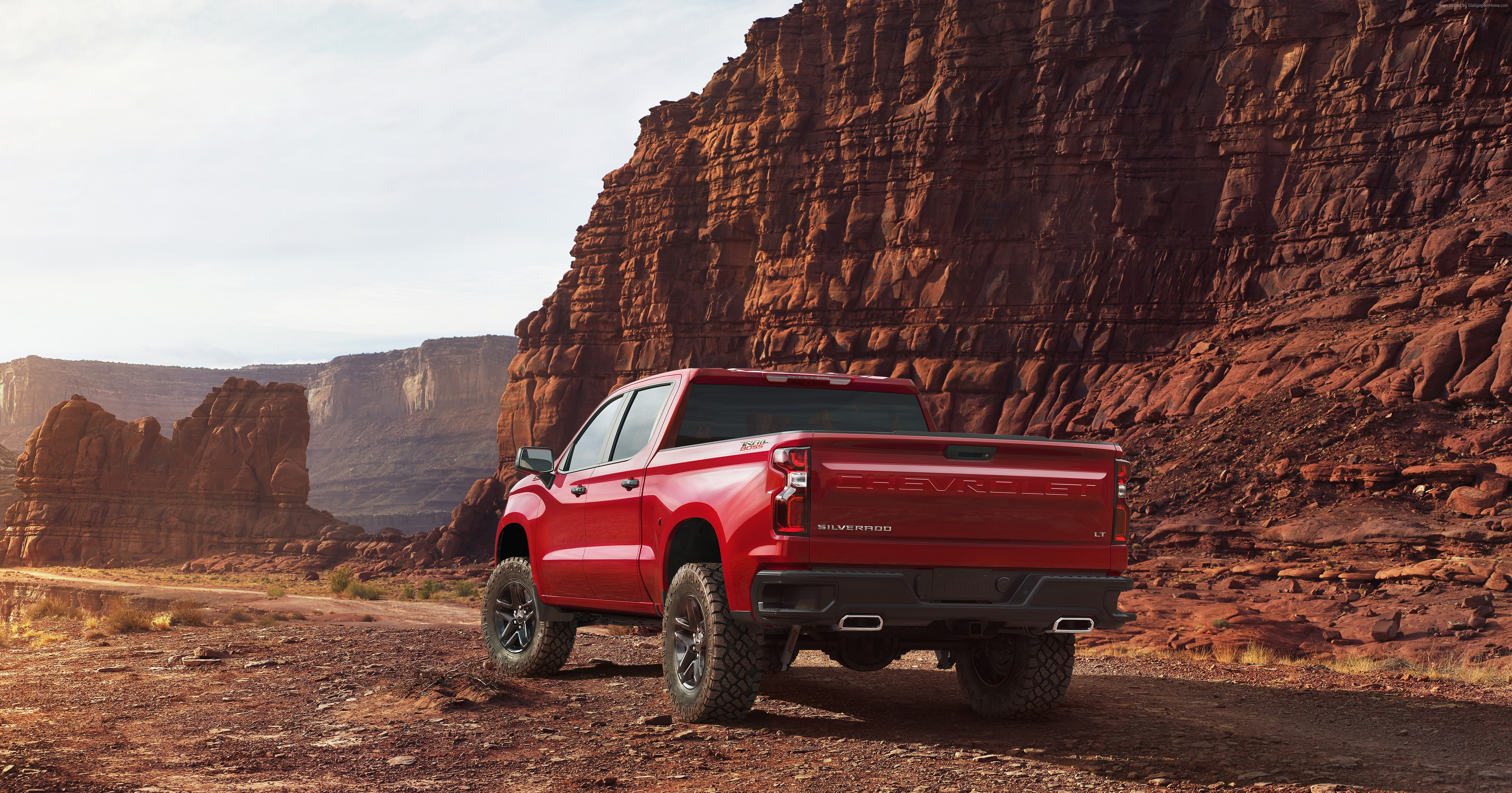 4k, 2019 Cars, Chevrolet Silverado, 4K, HD Wallpaper