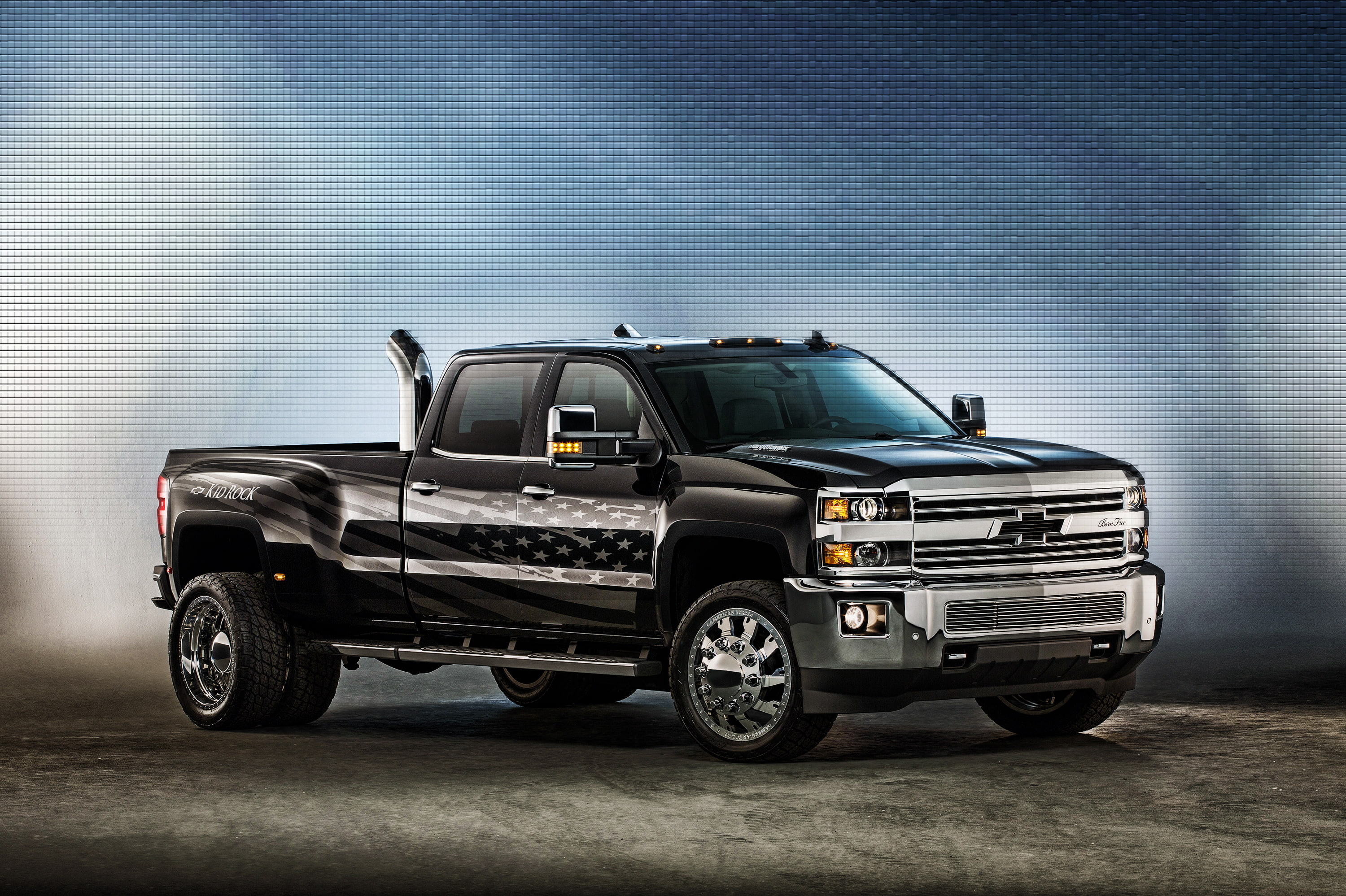 Silverado, Chevrolet, truck, Concept, pickup, crew, cab, 2K, black, HD Wallpaper