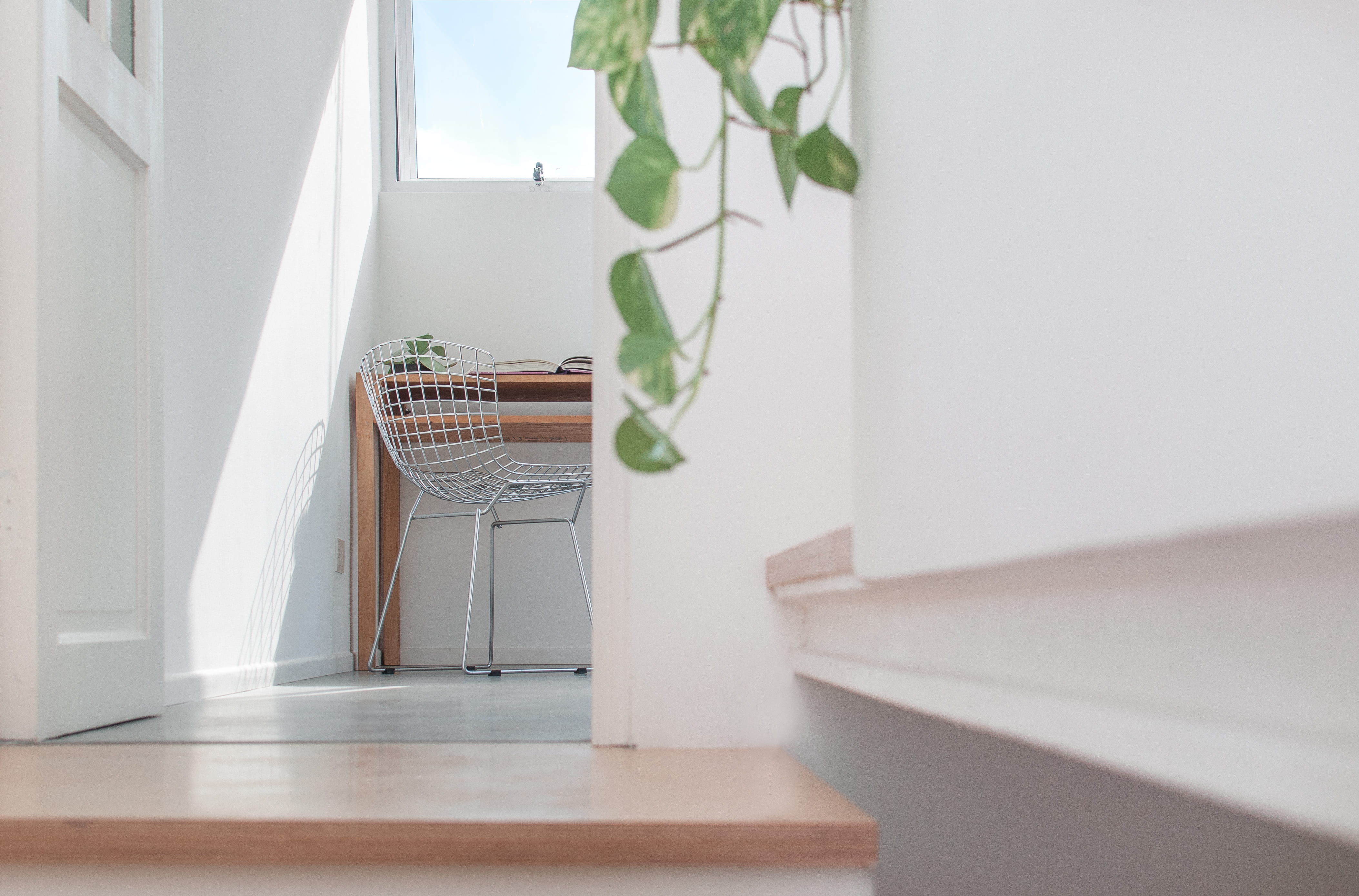 design, flooring, interior, comfortable, house, window light, style, chair, door, home, 4K, luxury, home Ownership, serenity, empty, decor, wood - Material, HD Wallpaper