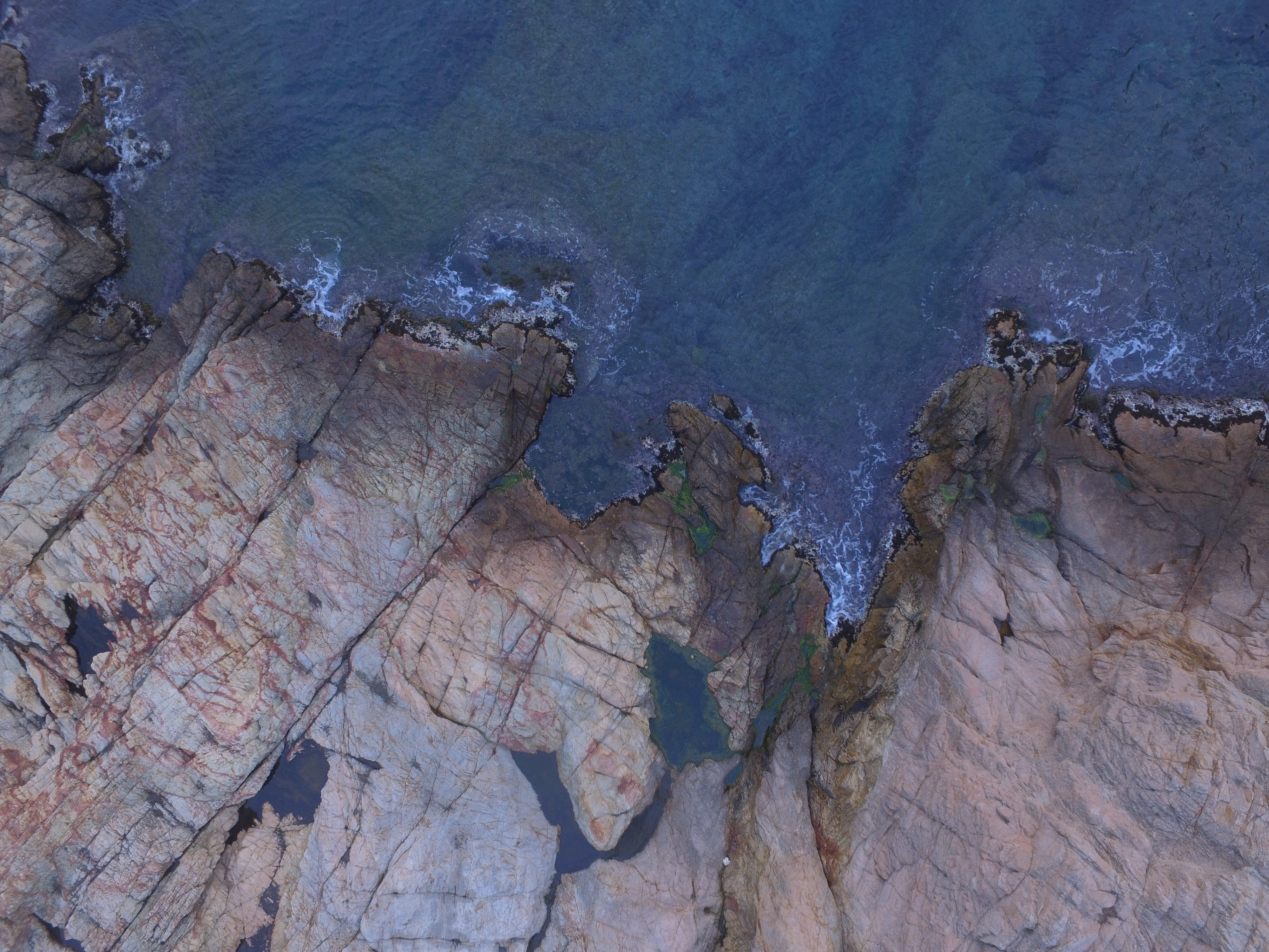  formation, day, beach, costa brava, physical geography, nature, mediterranean, outdoors, high angle view, rock formation, no people, sea, land, HD Wallpaper