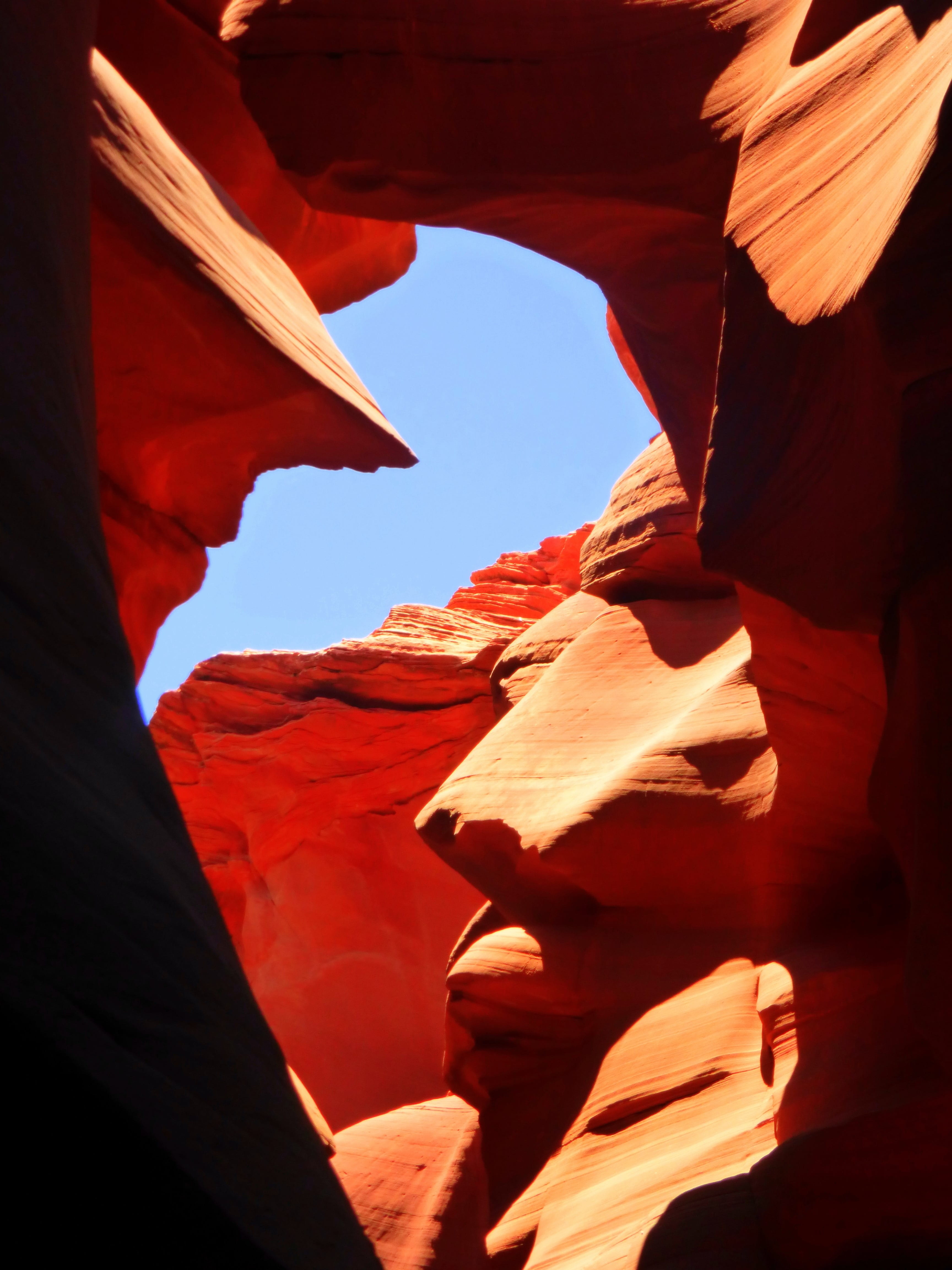 geological, tranquility, climate, travel, rock - object, sandstone, rock formation, day, 4K, no people, low angle view, tourism, eroded, ray sun, beauty in nature, Phone HD Wallpaper