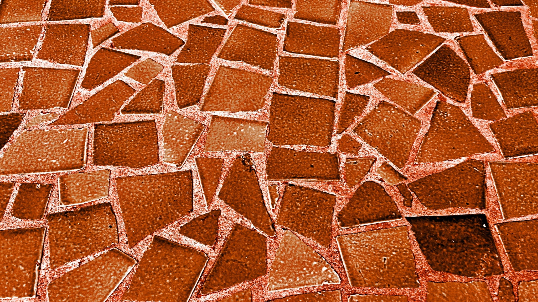 surface, texture, shape, grey, mosaic, block, red, backgrounds, floor, architecture, indoor, installing, 1080P, construction, renovation, repetition, close-up, HD Wallpaper