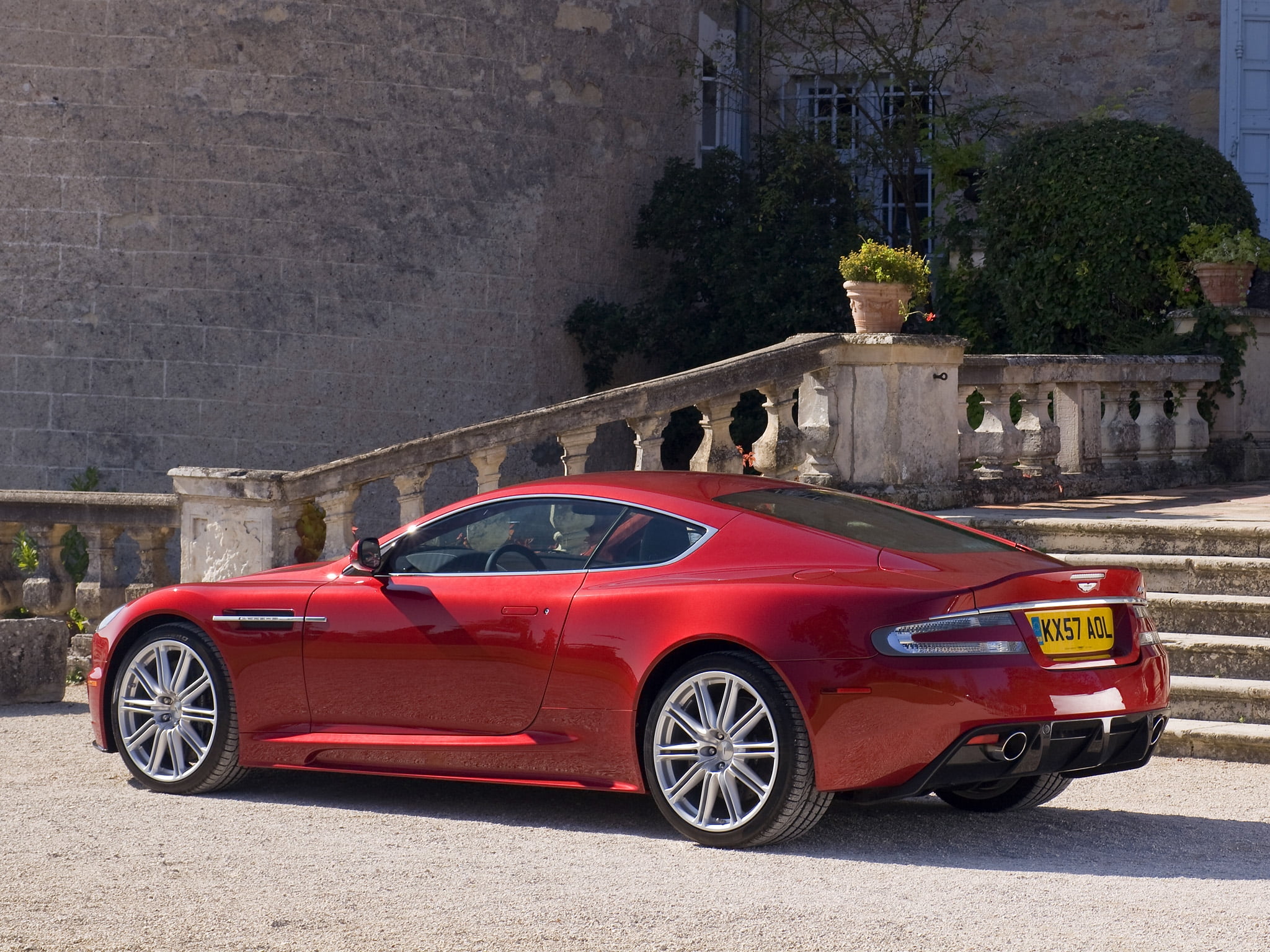 mode of Transport, wheel, retro styled, technology, 2008, architecture, built structure, germany, building exterior, aston martin, day, supercar, car, sports Car, HD Wallpaper