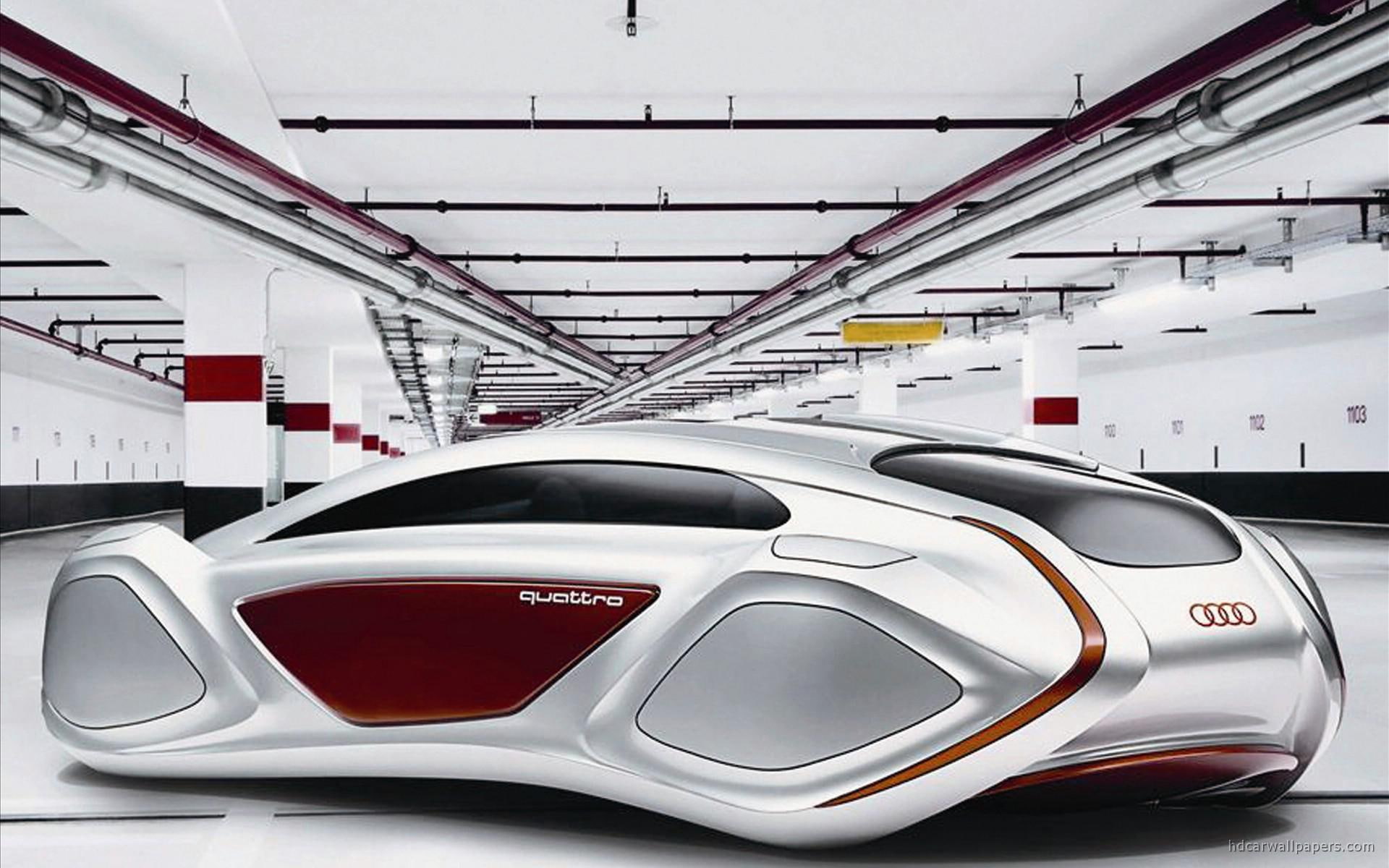 cars, 1080P, emotion, audi, grey, promotes, project, intelligent, quatro, red, HD Wallpaper