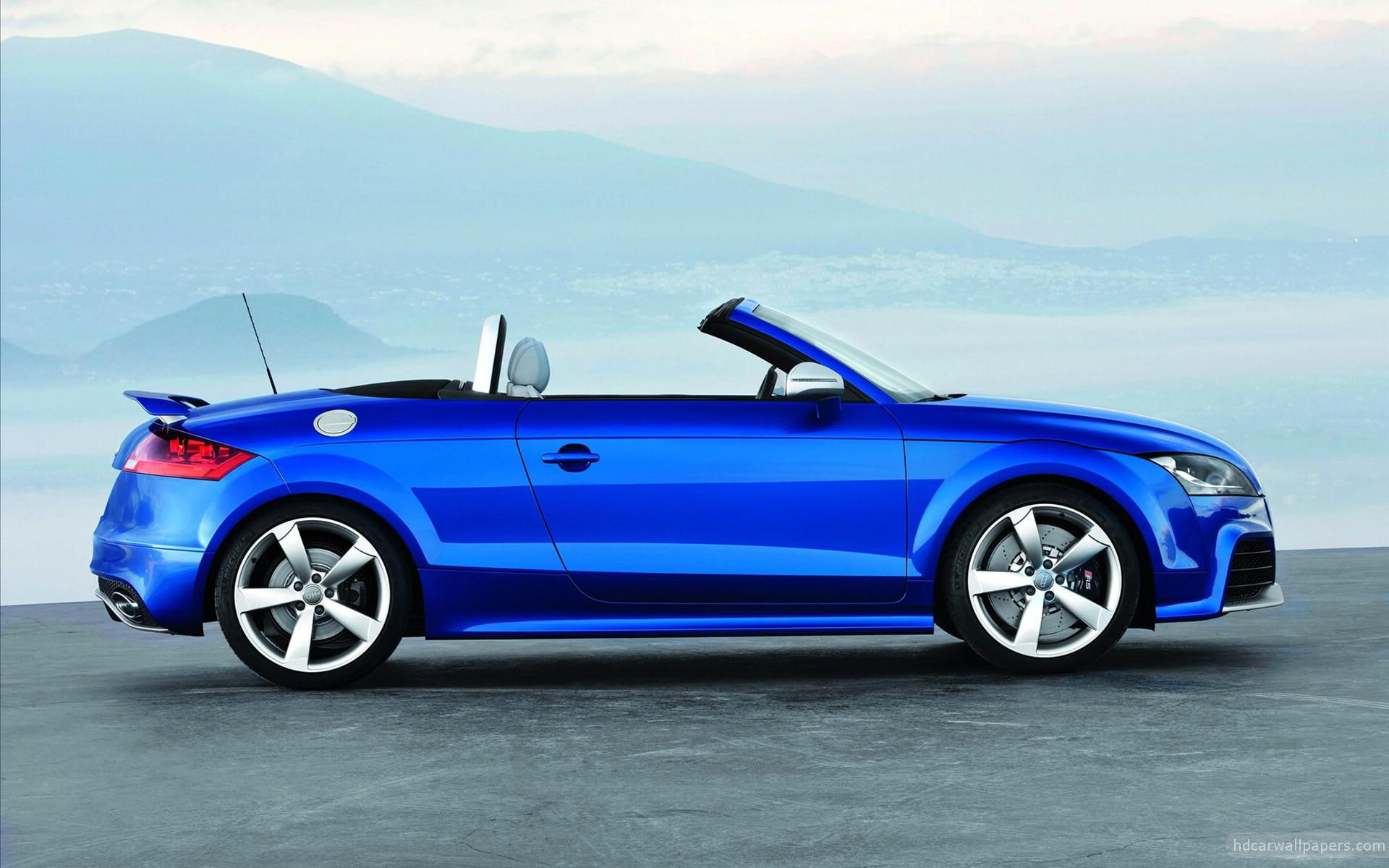 convertible, rs, cars, 2012, 1080P, audi, tt, blue, HD Wallpaper