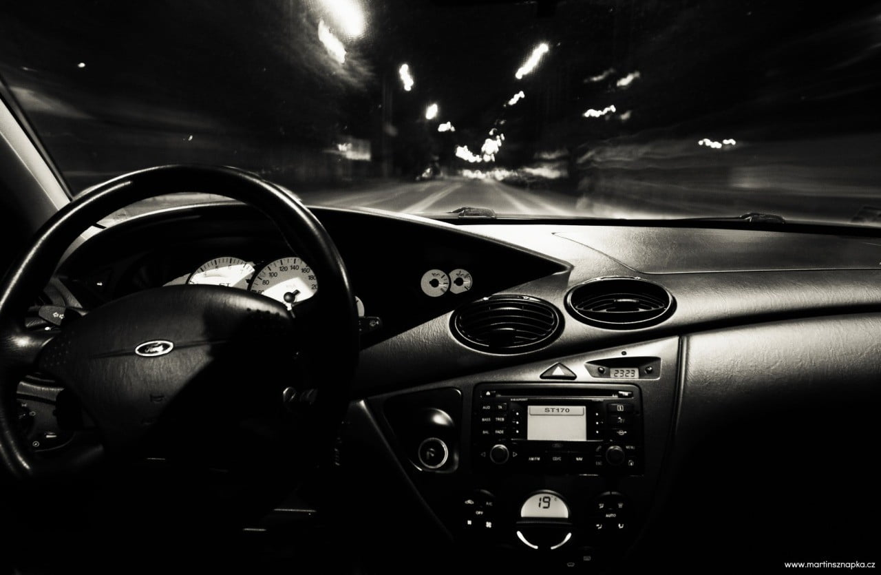 steering, control panel, windshield, vehicle, night, speed, illuminated, black, motor vehicle, one person, steering wheel, car interior, wheel, hand, mode of transportation, HD Wallpaper