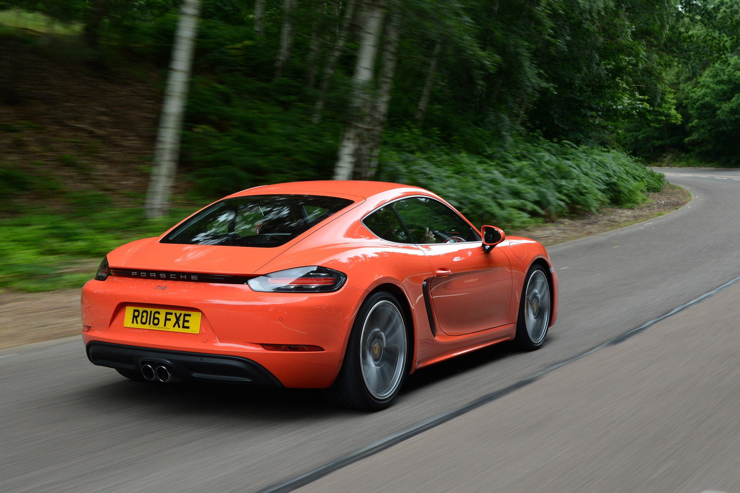 porsche, 2016, 718, 1080P, cars, coupe, (982c), cayman, uk-spec, HD Wallpaper