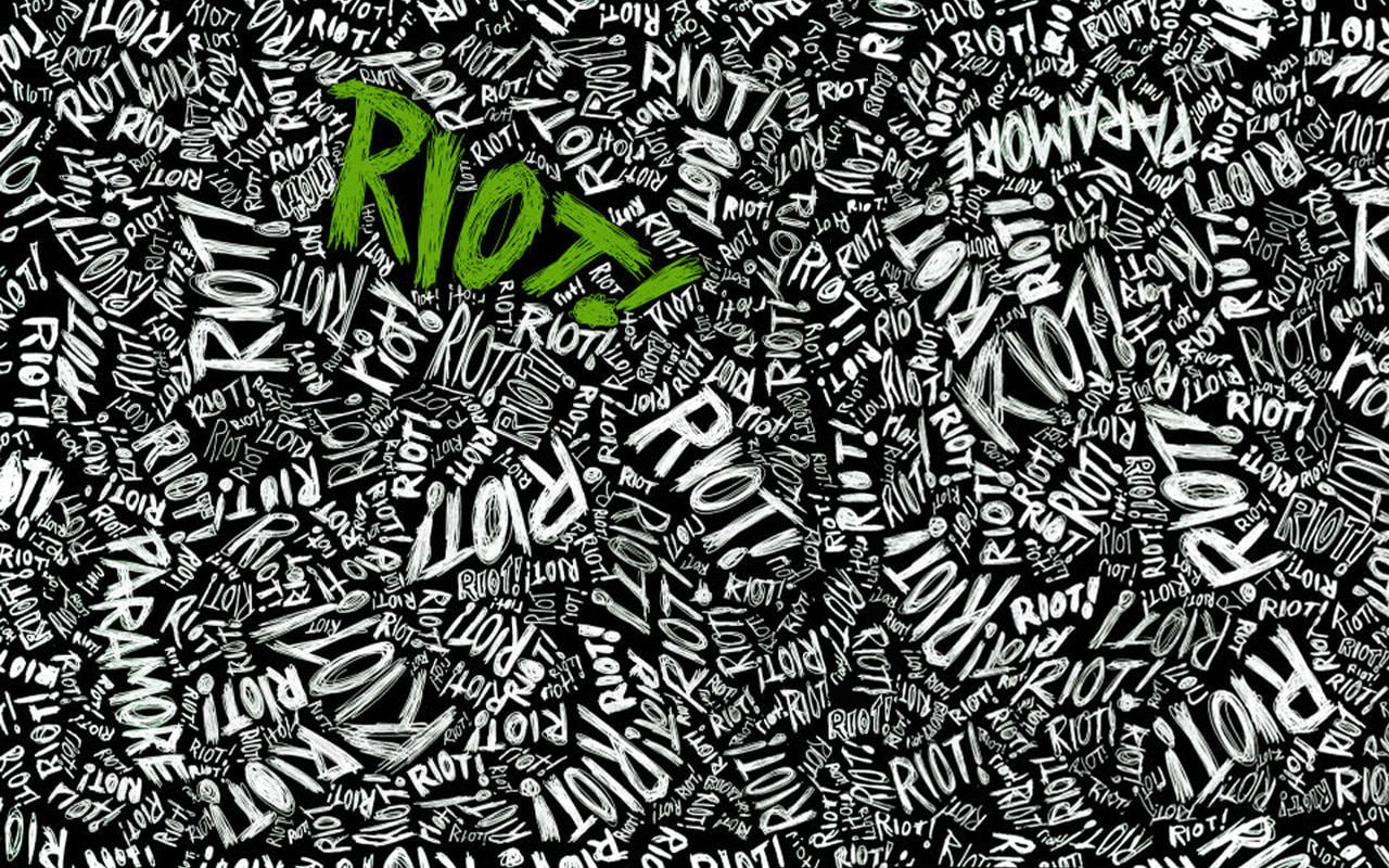 green, backgrounds, music, high angle view, still life, paper, communication, typography, black color, Paramore, no people, western script, pattern, 720P, HD Wallpaper