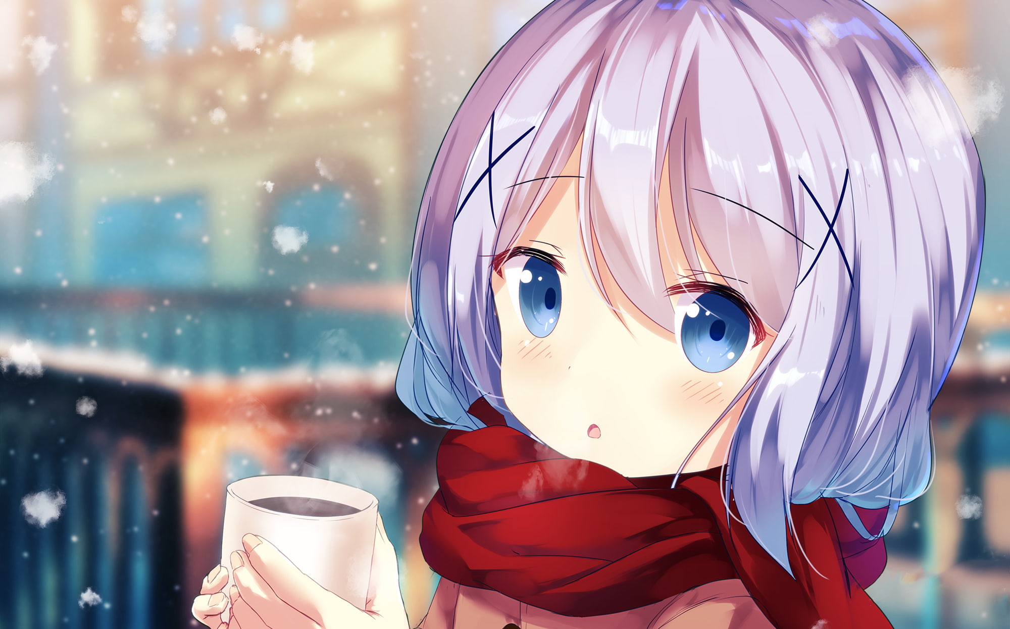 Chino Kafū, Gochuumon wa Usagi Desu ka?, 1080P, Anime, Is the Order a Rabbit?, HD Wallpaper