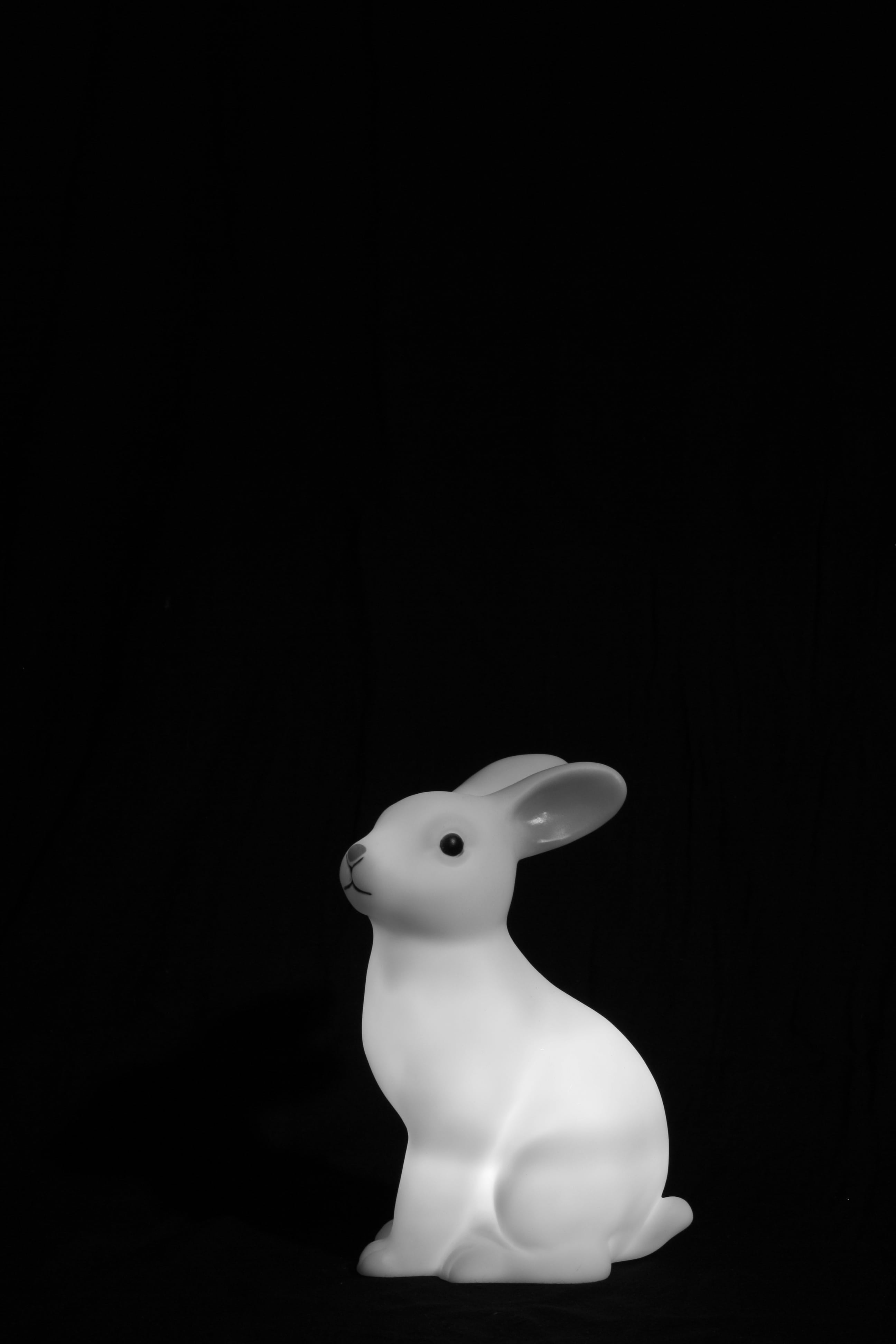 indoors, studio shot, animal, toy, light, cut out, copy space, art and craft, single object, 4K, black background, figurine, toys, baby, mammal, no people, Phone HD Wallpaper