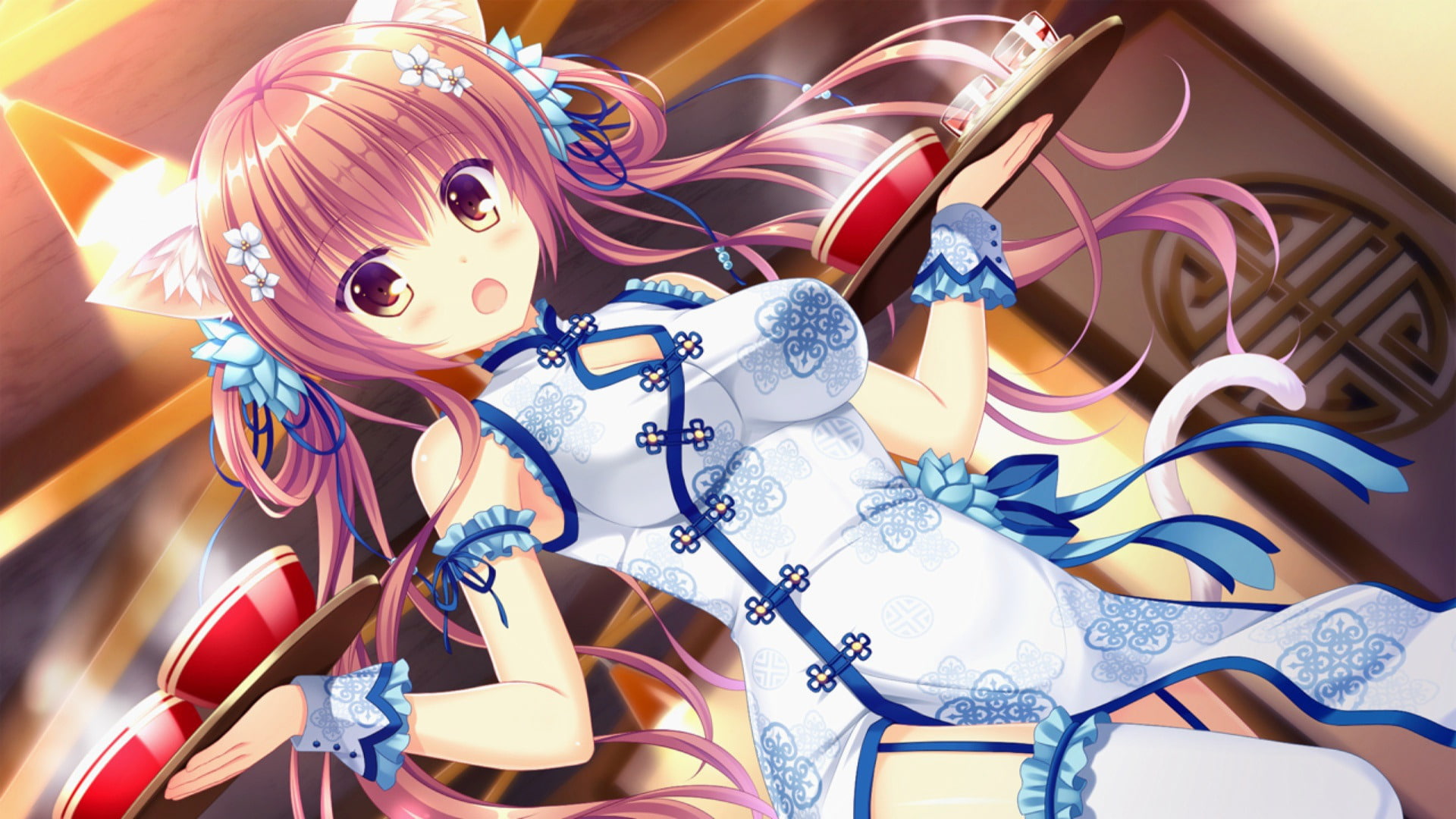 NEKO-NIN exHeart, 1080P, Anime, Visual Novel, Fuuma Yura, HD Wallpaper