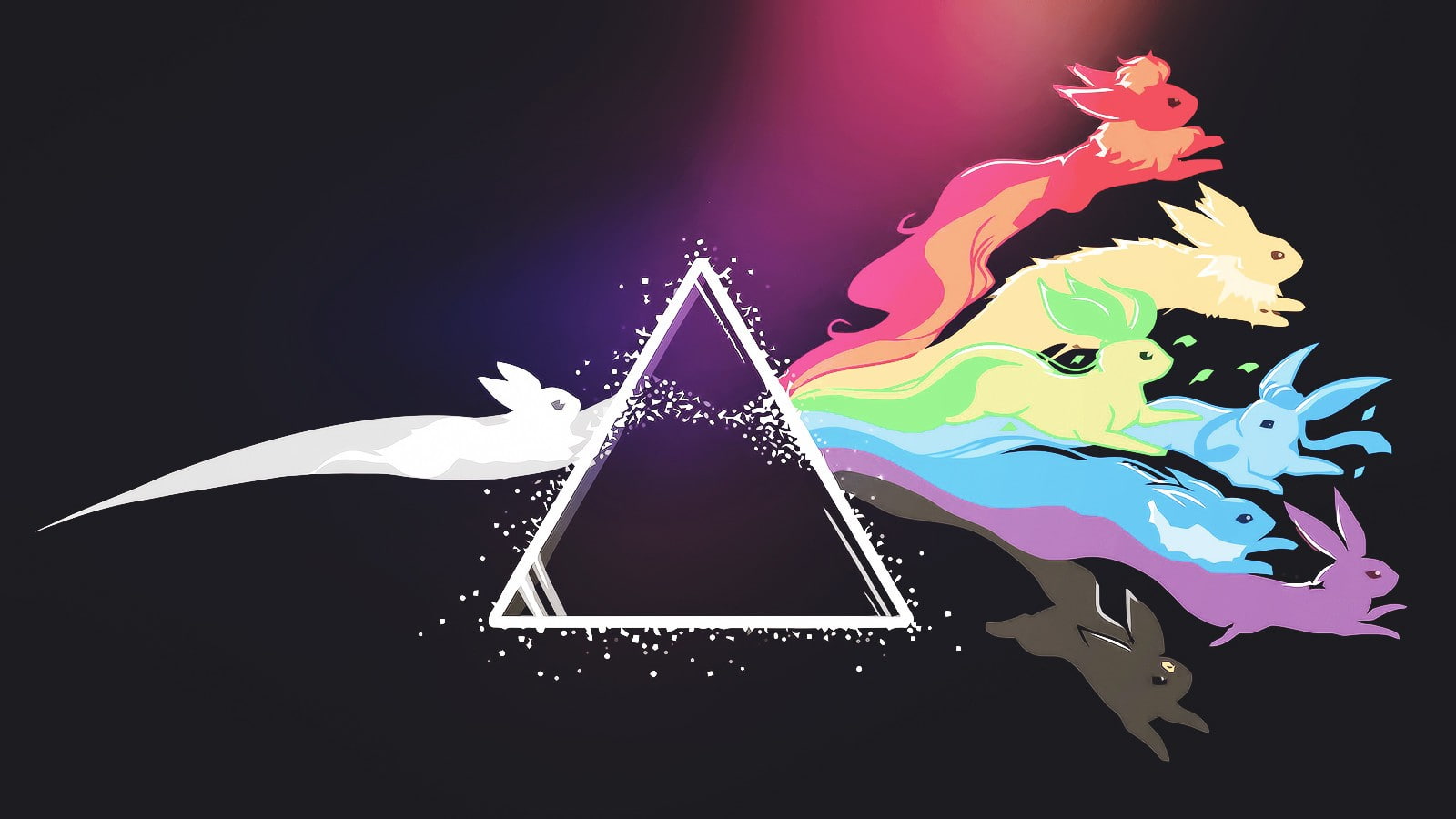 no people, black background, representation, sky, paper, arts culture and entertainment, Pink Floyd, nature, animal representation, event, paint, shape, HD Wallpaper
