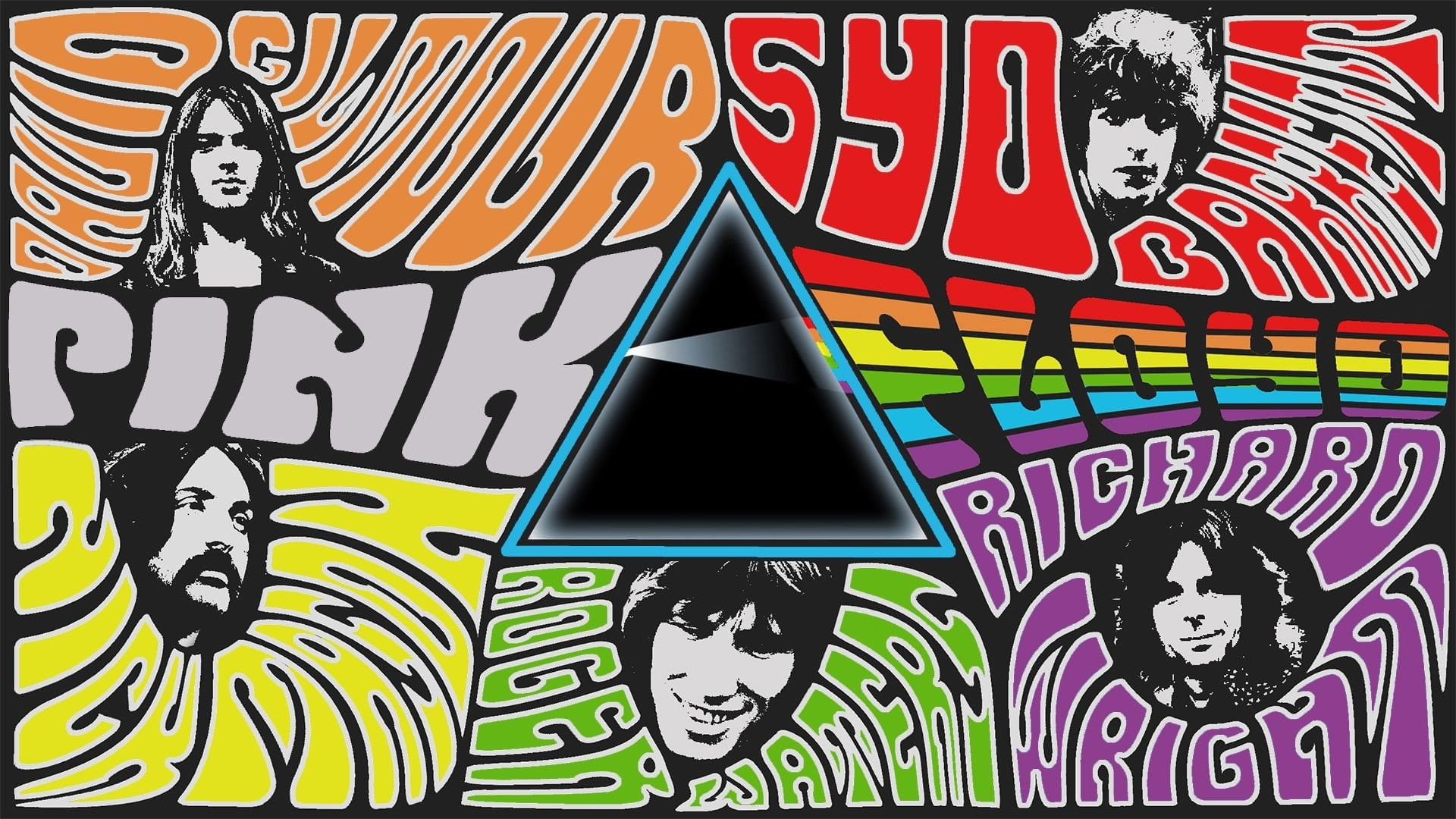 multi colored, graffiti, technology, pattern, western script, design, art and craft, no people, full frame, backgrounds, pink floyd  backgrounds desktop, HD Wallpaper