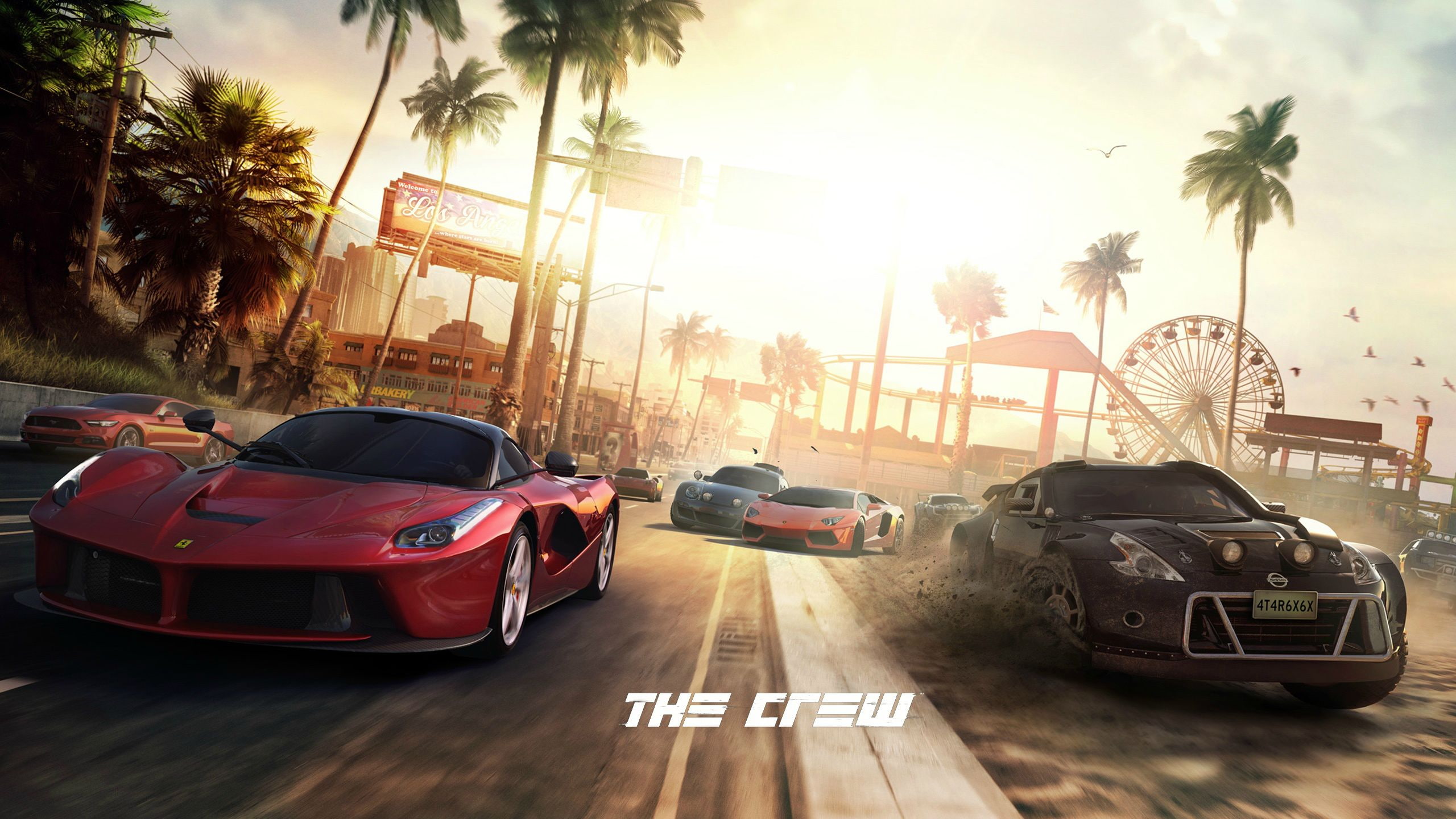 370z, video games, nissan, crew, amusement, pc, dvd, hd, z, laferrari, park, sunlight, 2K, ferrari, HD Wallpaper