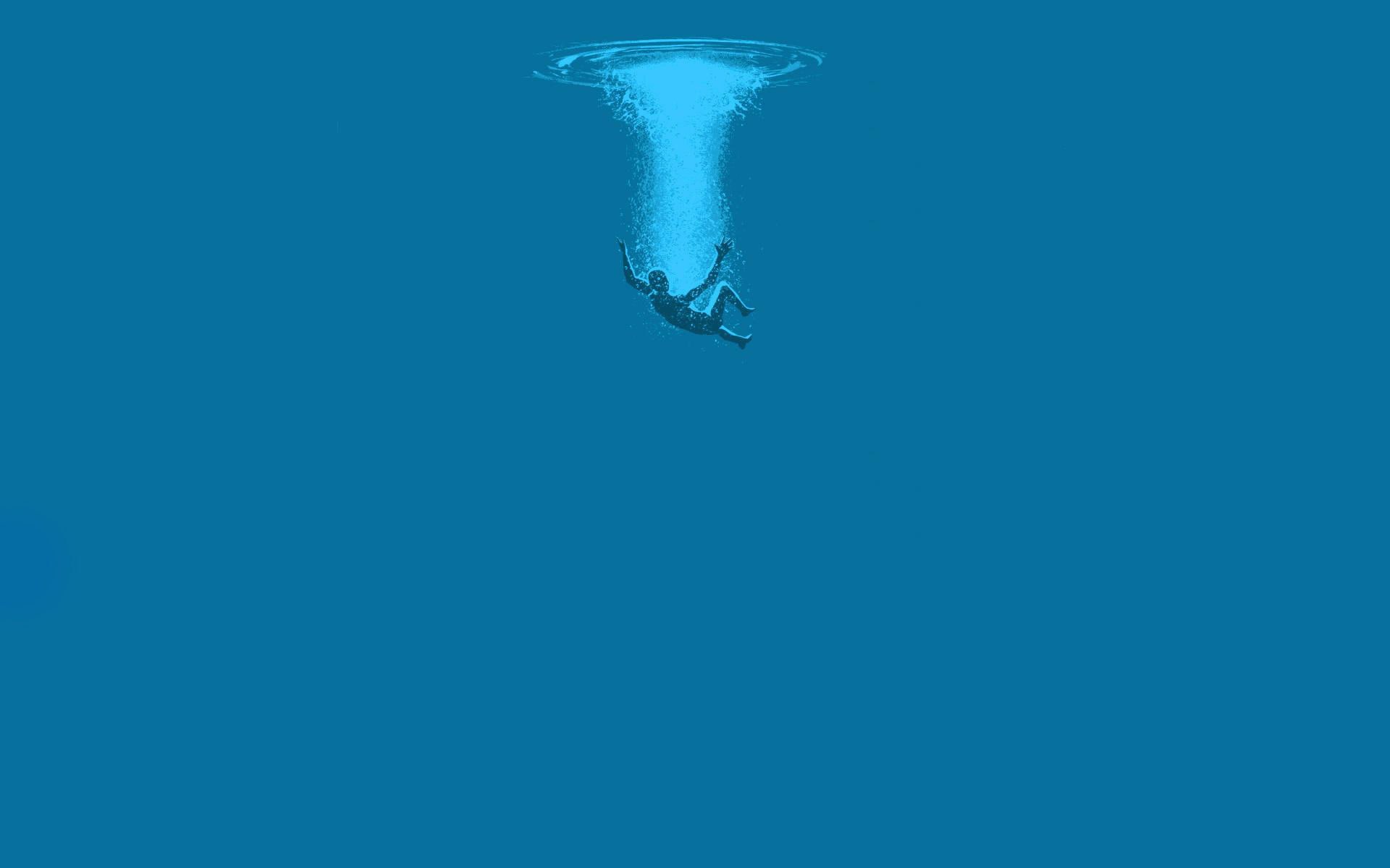1080P, drowning, artwork, HD Wallpaper