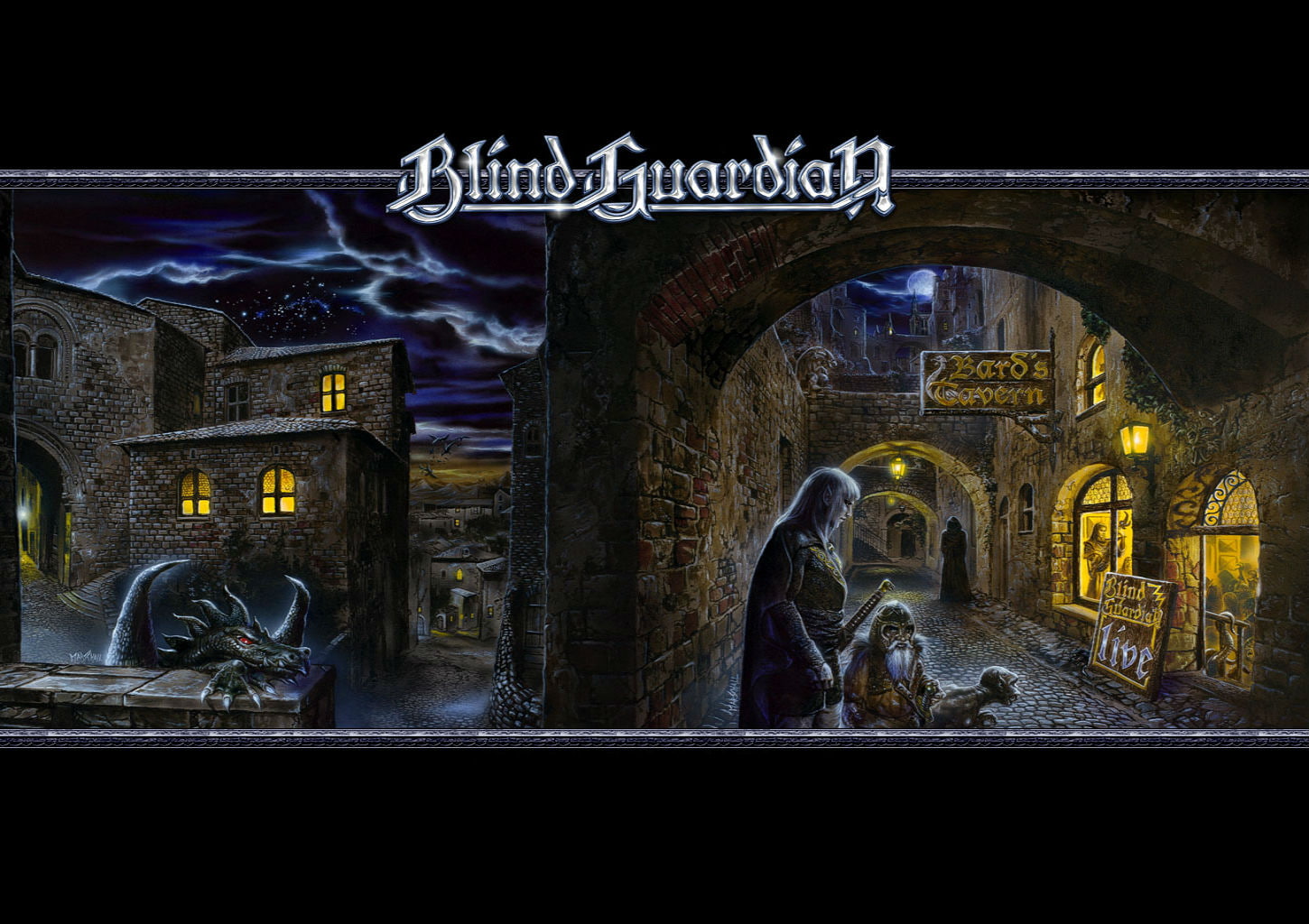 blind, 720P, cover, guardian, heavy, album, fantasy, dark, metal, HD Wallpaper
