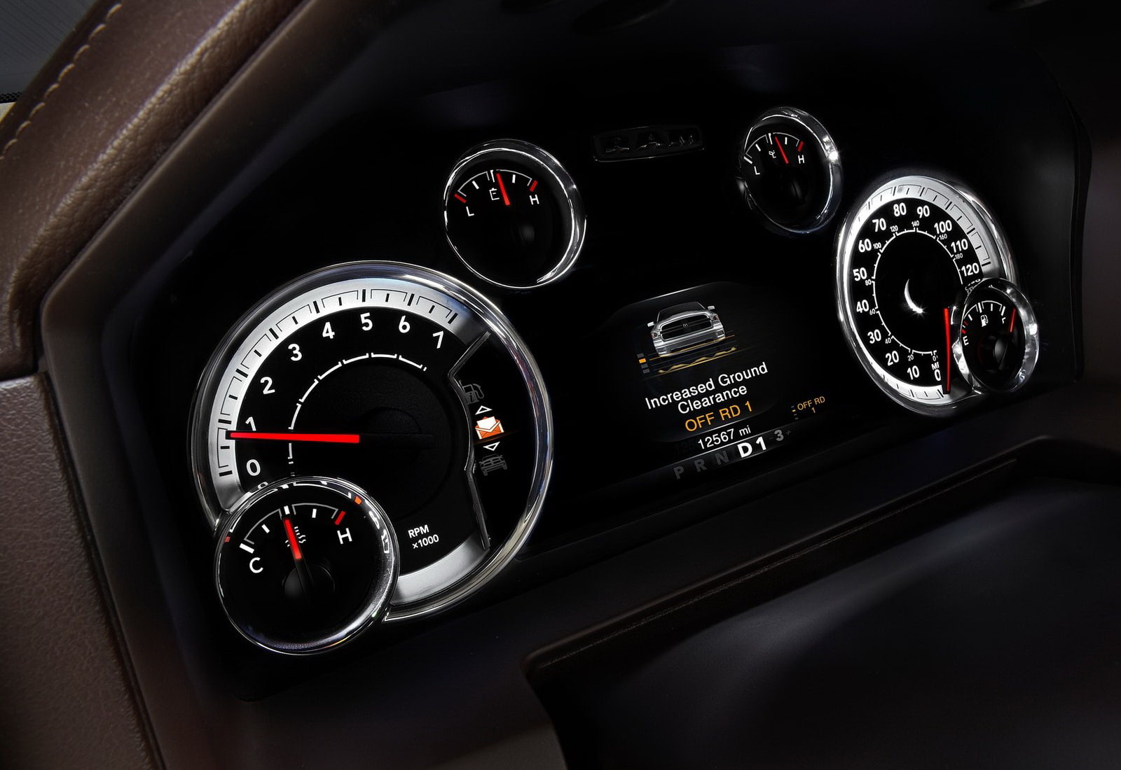 car interior, 1500, vehicle interior, speedometer, no people, gearshift, land vehicle, transportation, indoors, close-up, car, control, speed, ram, dashboard, HD Wallpaper