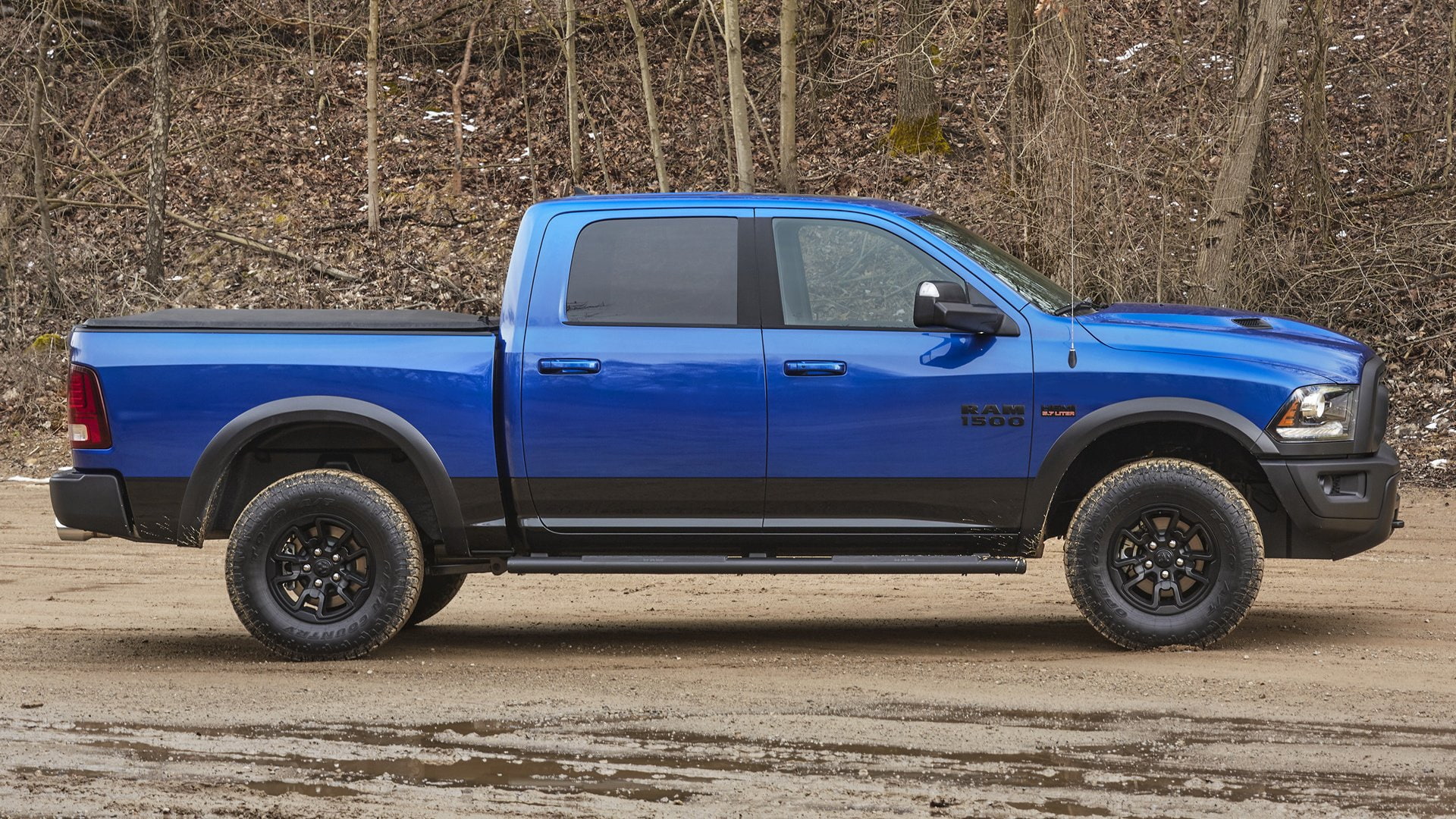1080P, Blue Car, Pickup, Car, Ram 1500, Ram 1500 Rebel, 4-Door Truck, Vehicles, HD Wallpaper