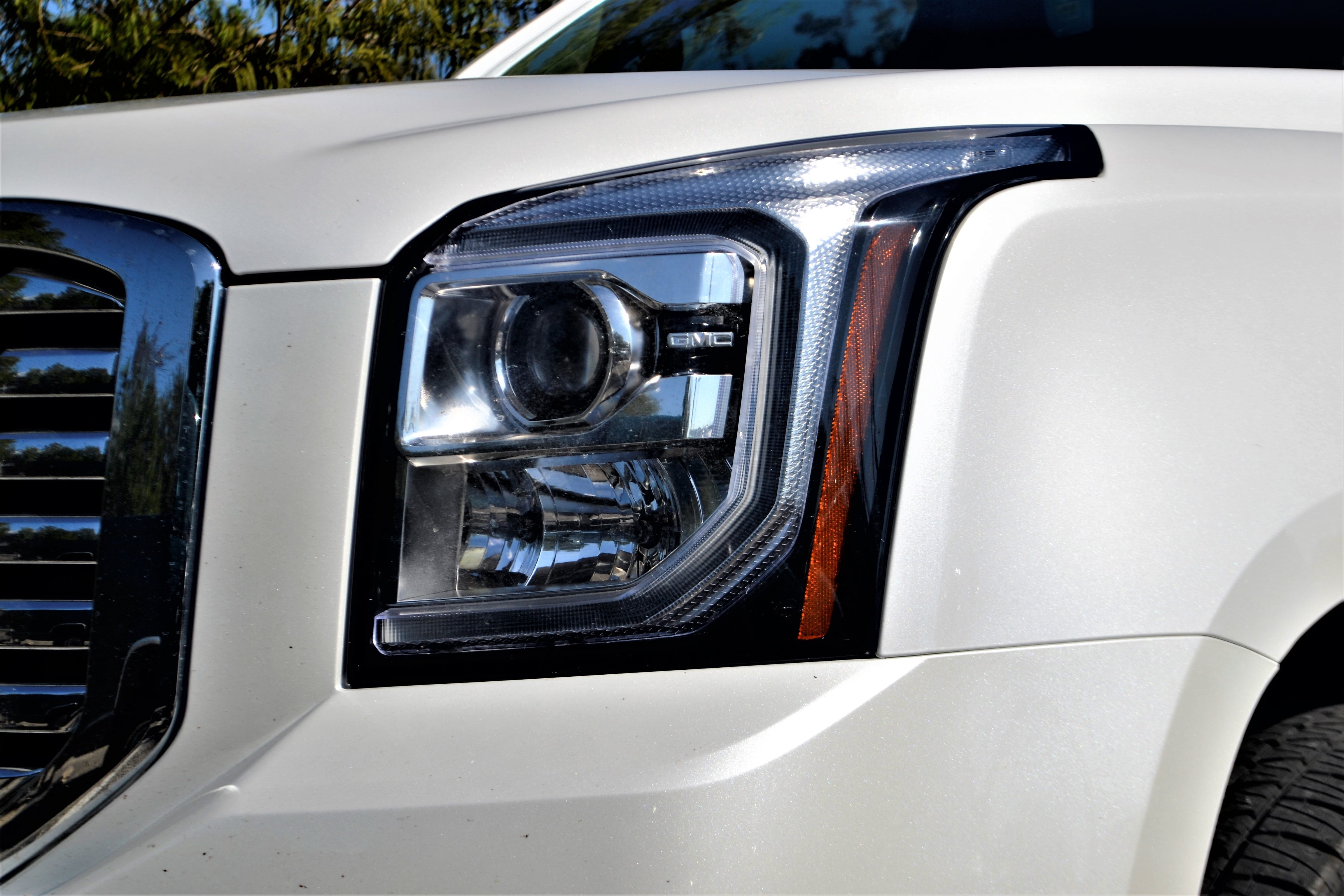 land vehicle, headlamp, vehicle, silver colored, auto, metal, white color, clean, steel, off-road, tree, car, close-up, opal, luxury, transport, control panel, HD Wallpaper
