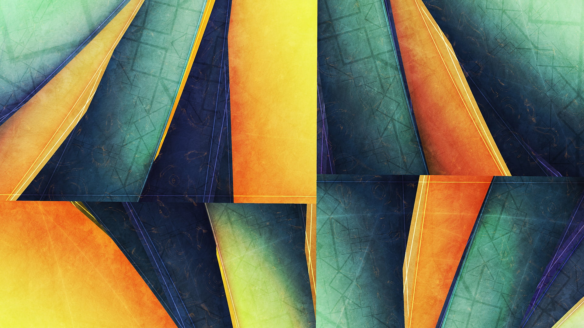 side by side, wood - material, full frame, no people, 1080P, abstract, modern, pattern, architecture, computer Graphic, creativity, choice, yellow, space, HD Wallpaper