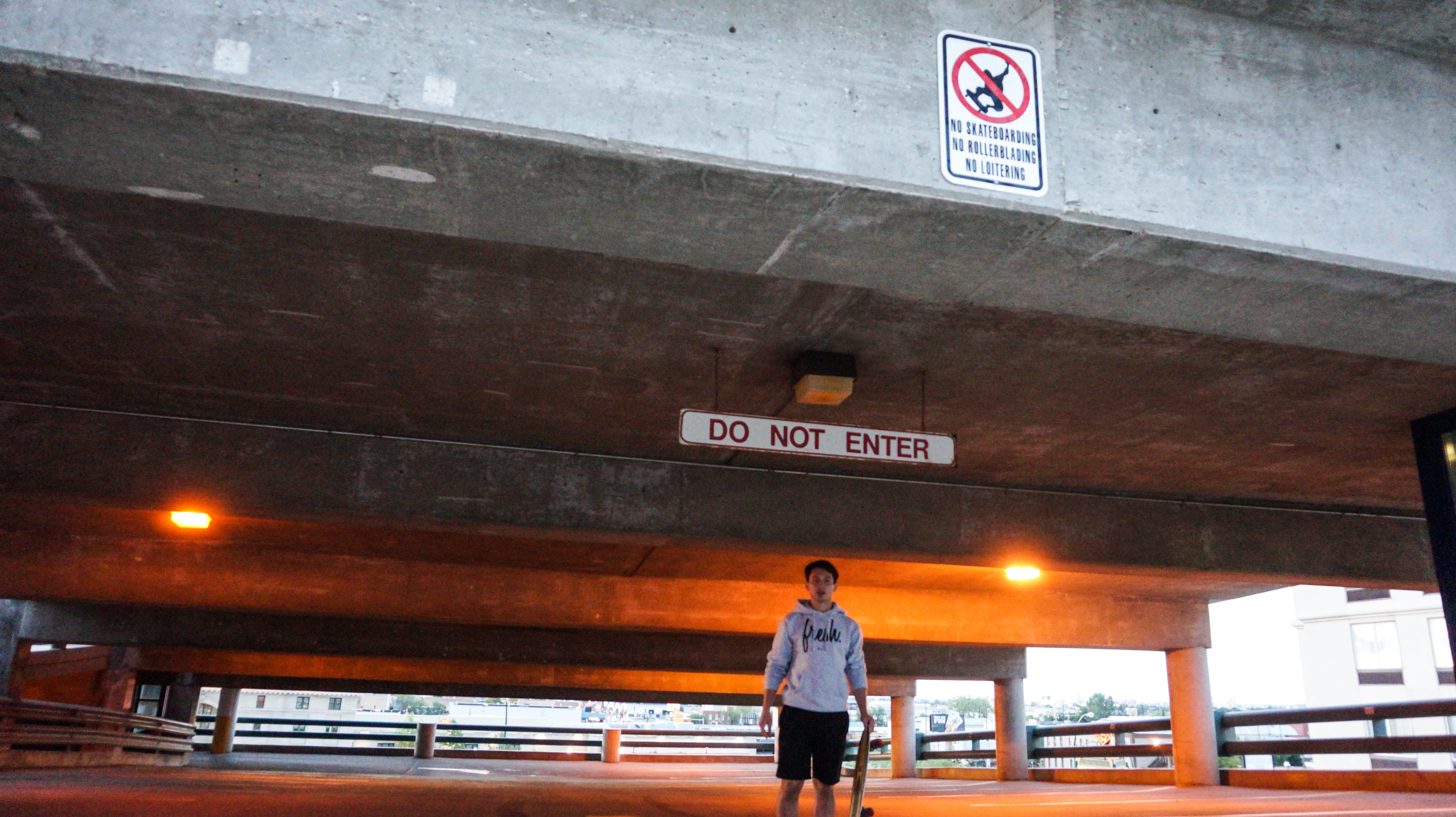 enter, communication, orange, board, mode of transportation, 5K, standing, one person, walking, skate, built structure, young, guidance, teenager, skateboarding, HD Wallpaper