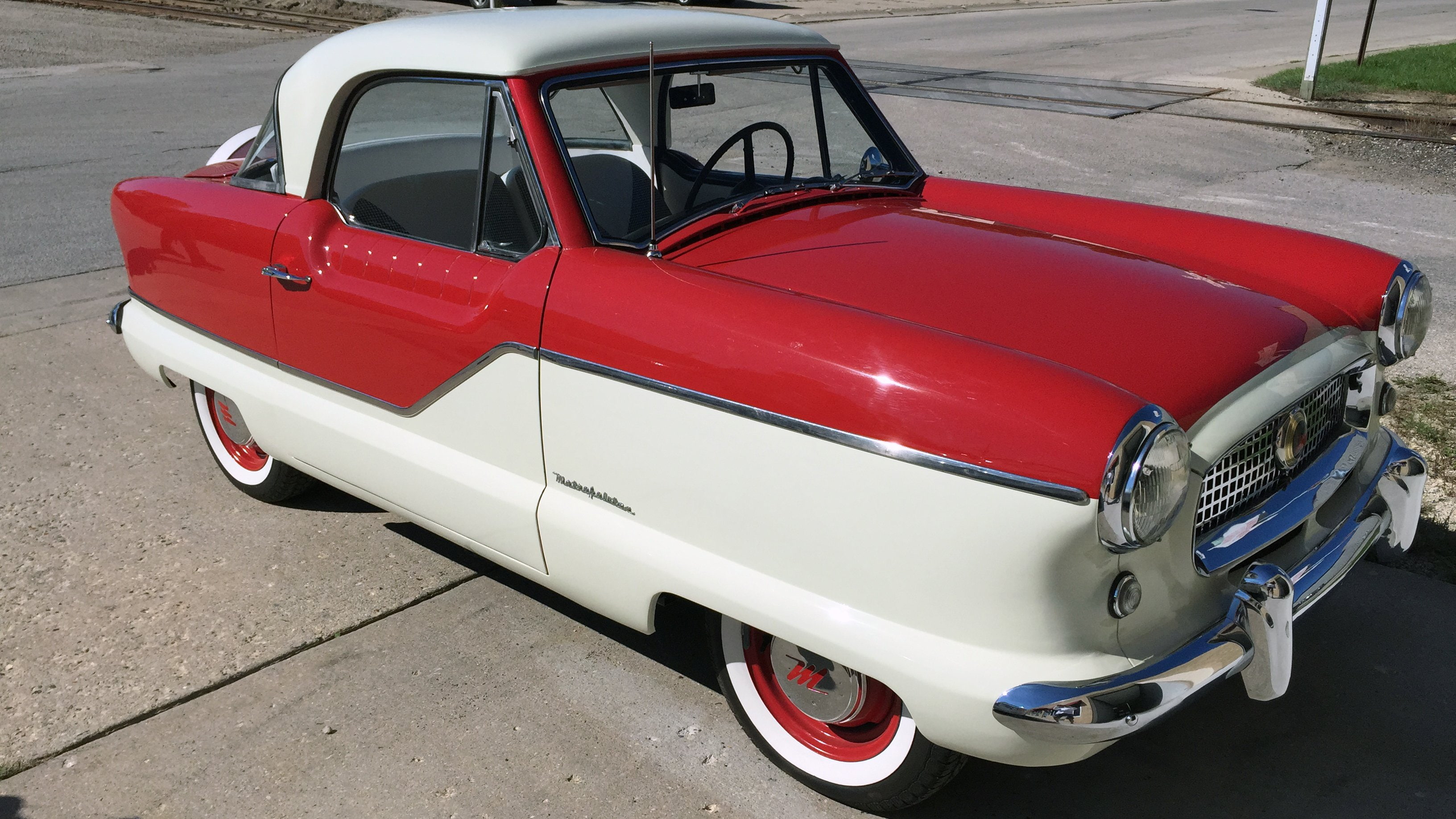 metropolitan, 2K, nash, convertible, usa, original, retro, classic, old, 1955, vintage, HD Wallpaper
