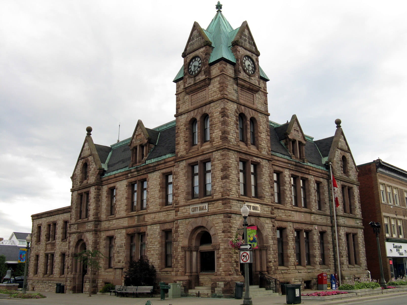 urban Scene, Ontario, Woodstock, built Structure, travel, window, building Exterior, photos, sky, facade, hall, City Hall, government, history, architecture And Buildings, HD Wallpaper