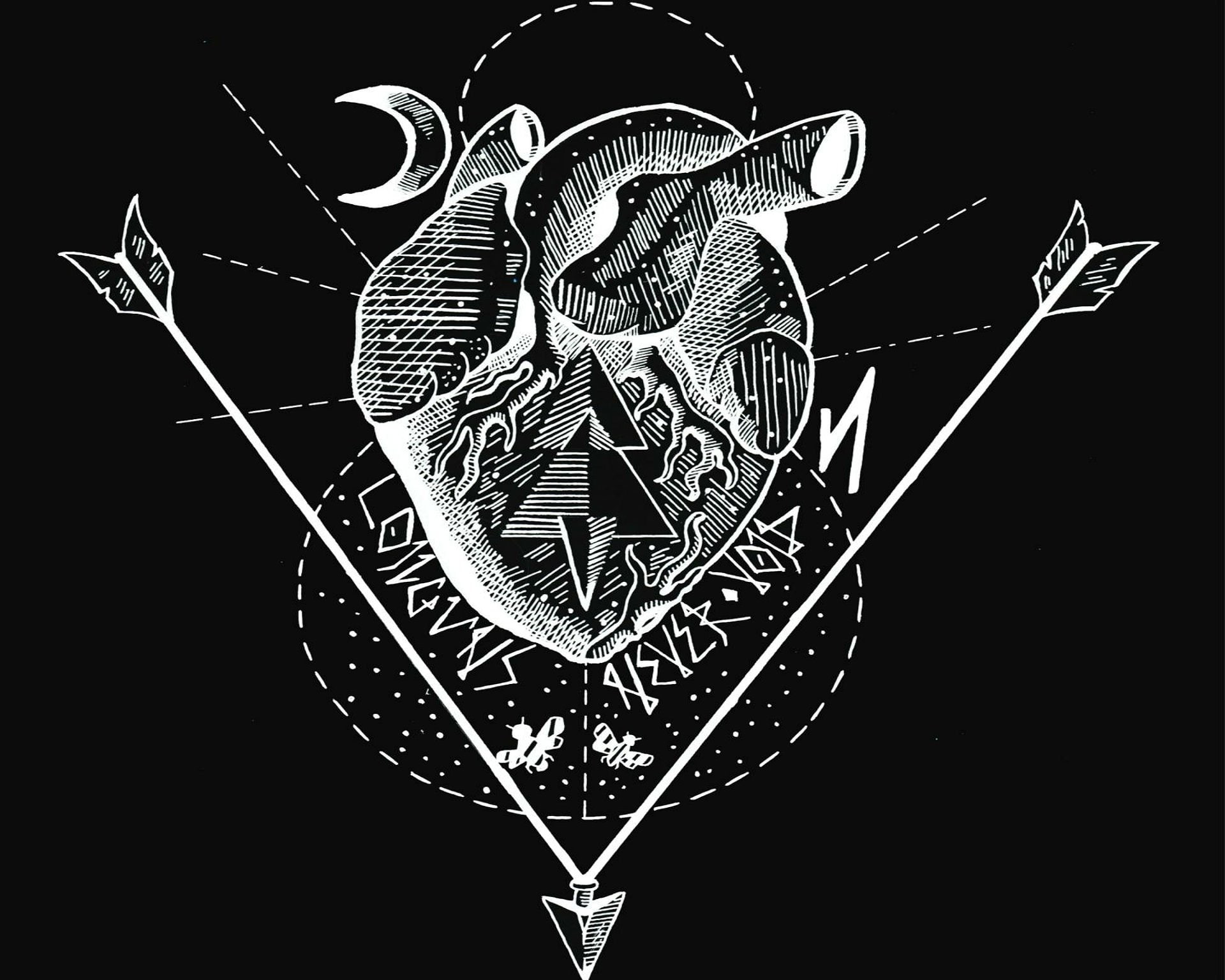 Mathcore, creativity, 1080P, no people, close-up, representation, sky, Alternative, copy space, shape, night, occult, art and craft, indoors, converge, HD Wallpaper