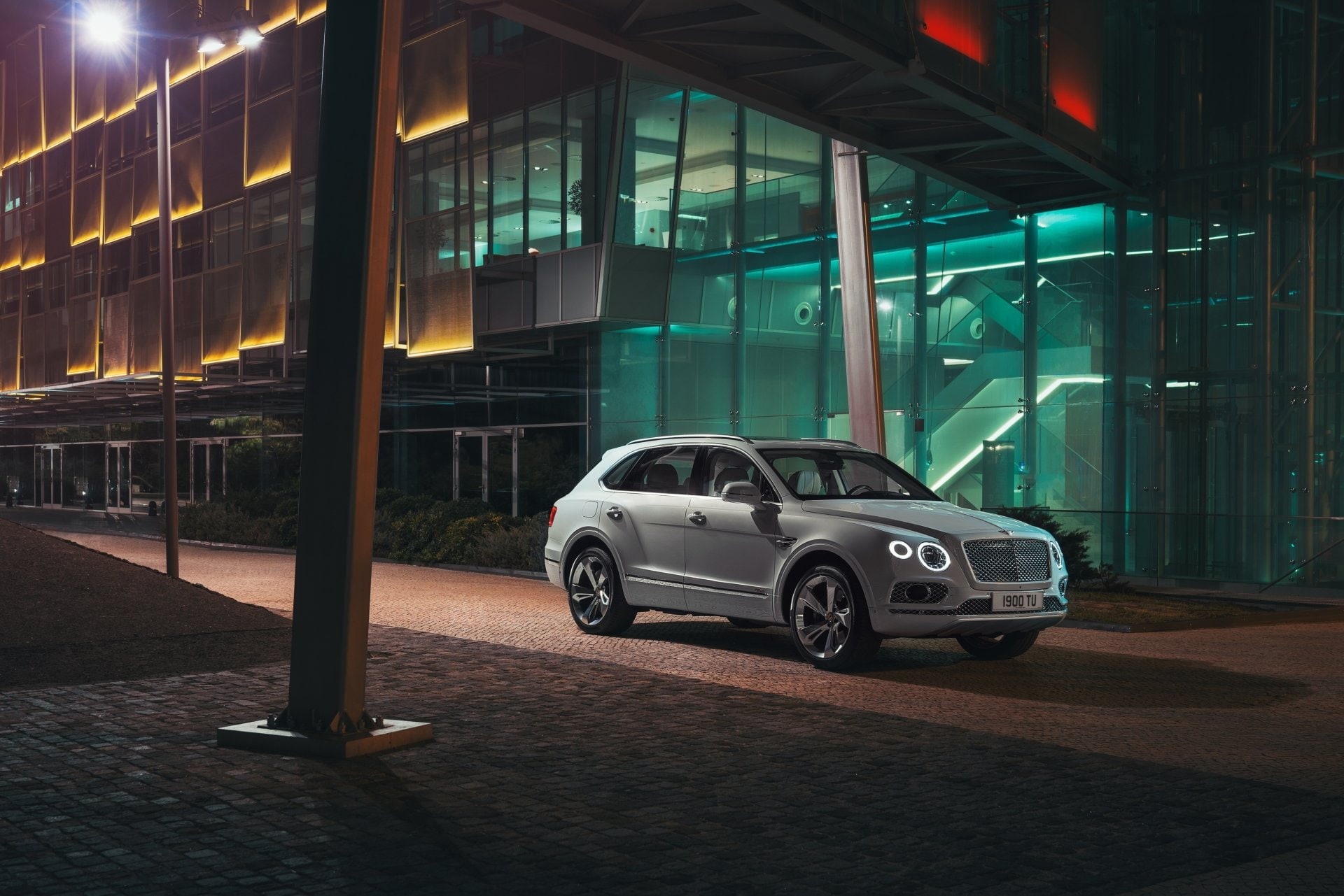 Car, Luxury Car, Vehicle, Bentley, SUV, 1080P, Silver Car, Bentley Bentayga, HD Wallpaper