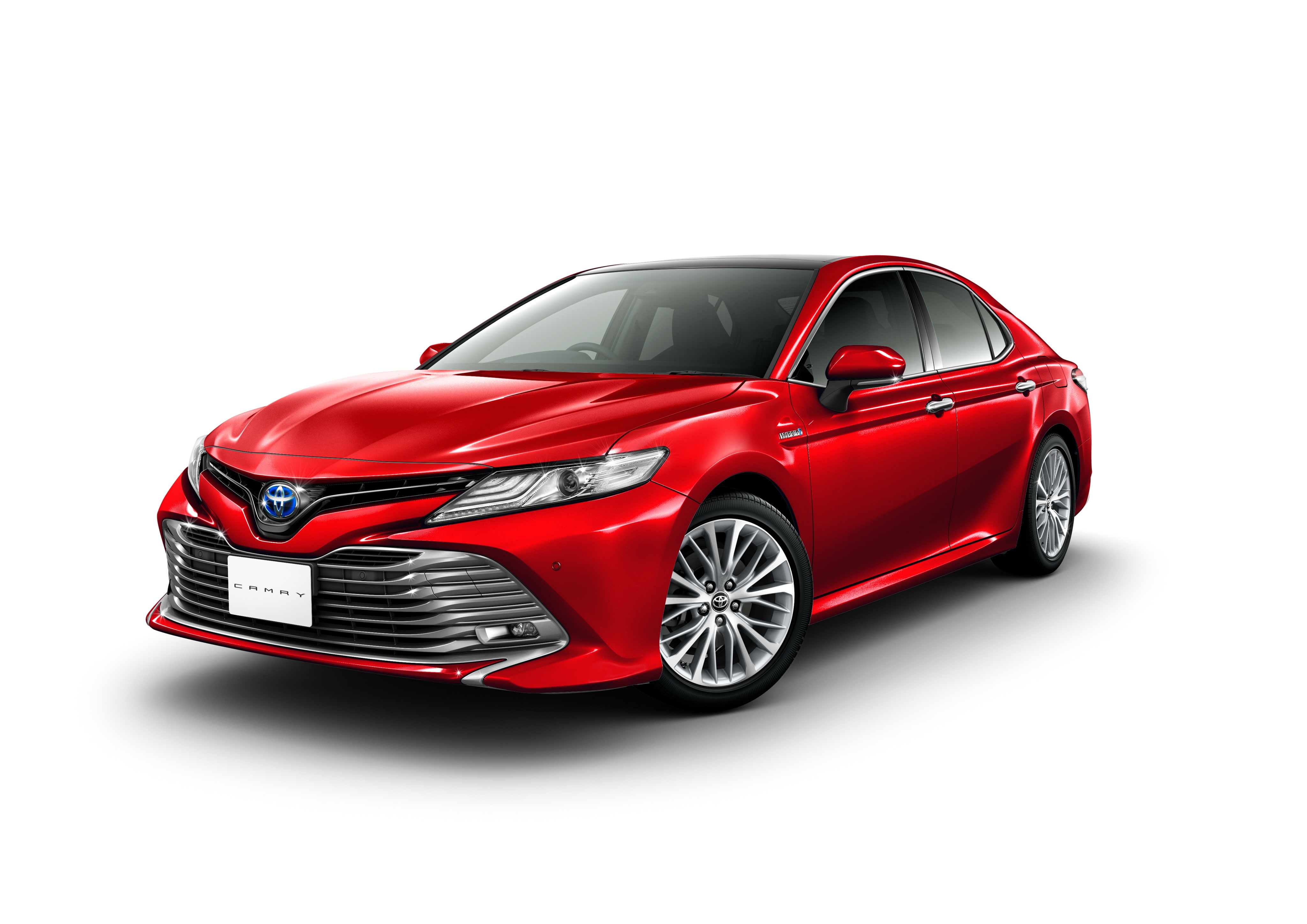 Camry, 4K, white background, Toyota, HD Wallpaper