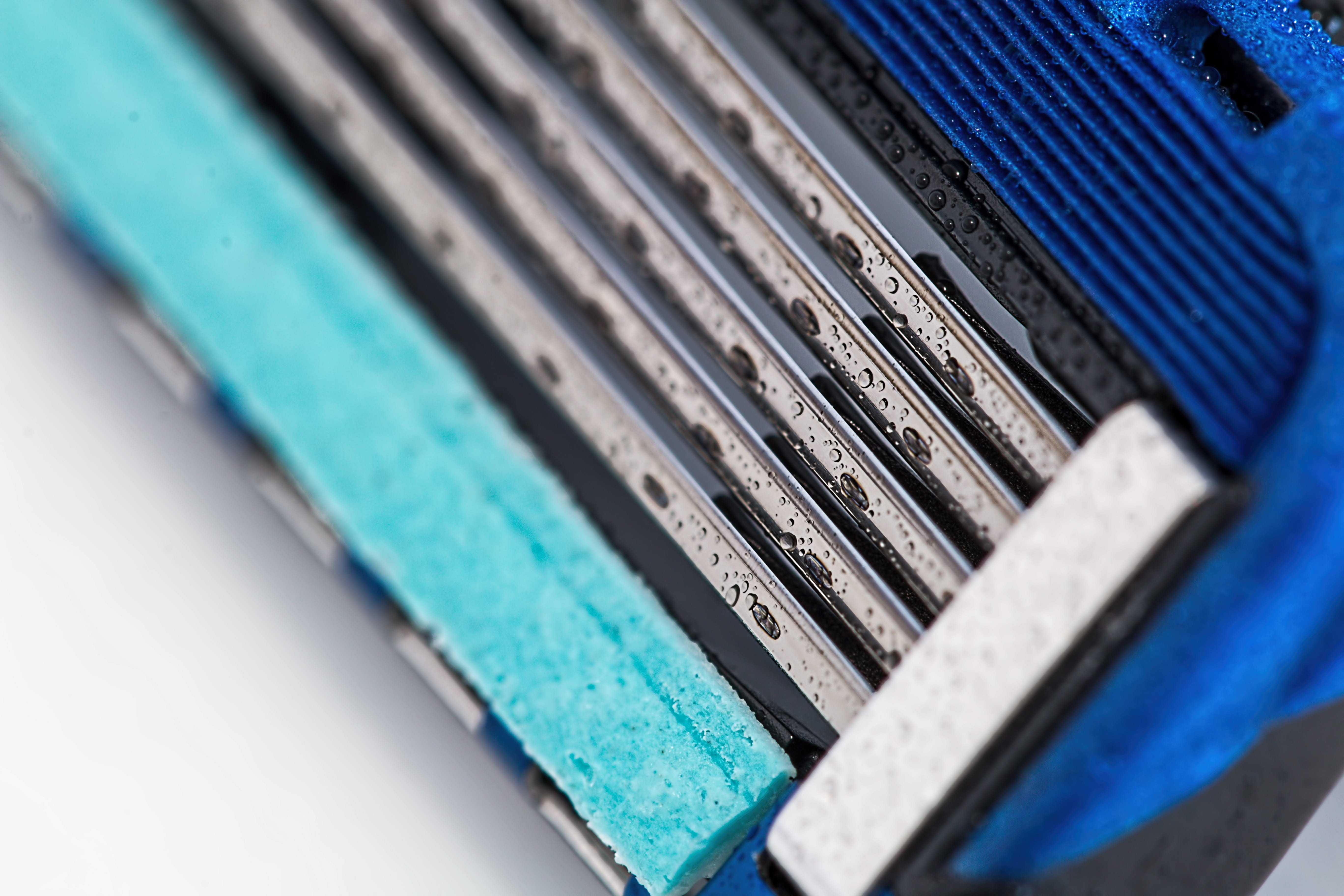 blue, close-up, metal, single object, clean shaven, grooming, selective focus, 5K, man made object, focus on foreground, work tool, industry, connection, HD Wallpaper