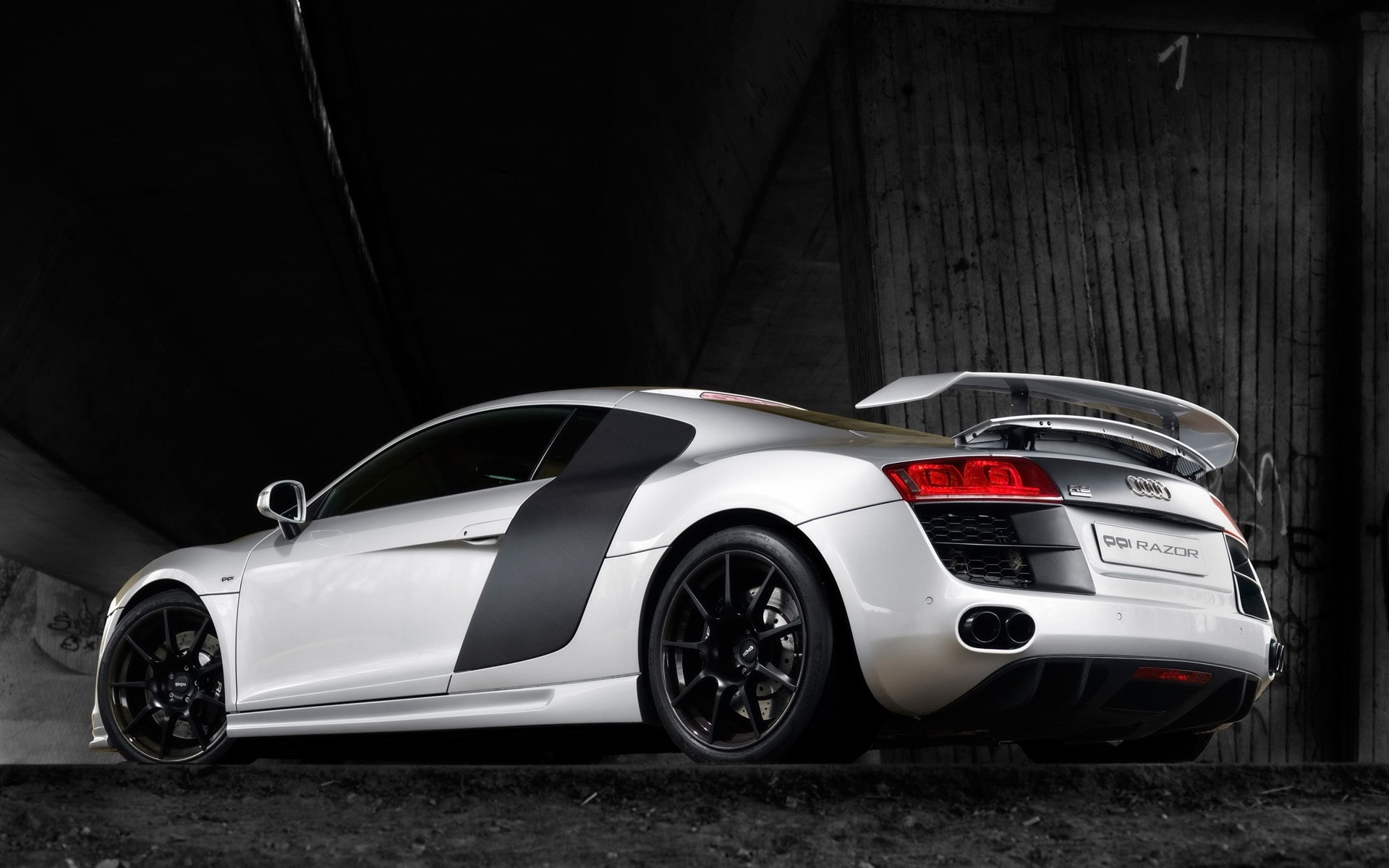 razor, audi r8, ppi, r, 1080P, audi, rear, side, HD Wallpaper