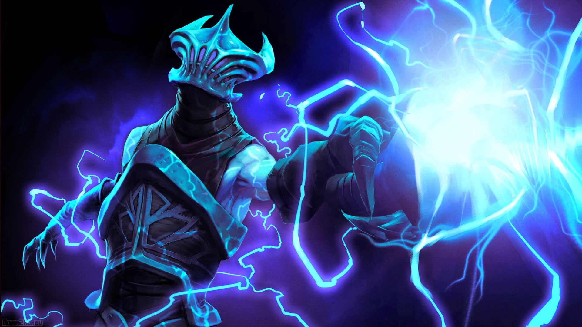 dota2, motion, blue, multi Colored, futuristic, digital, nature, creativity, shiny, razor, representation, bright, music, illustration, shape, sculpture, HD Wallpaper