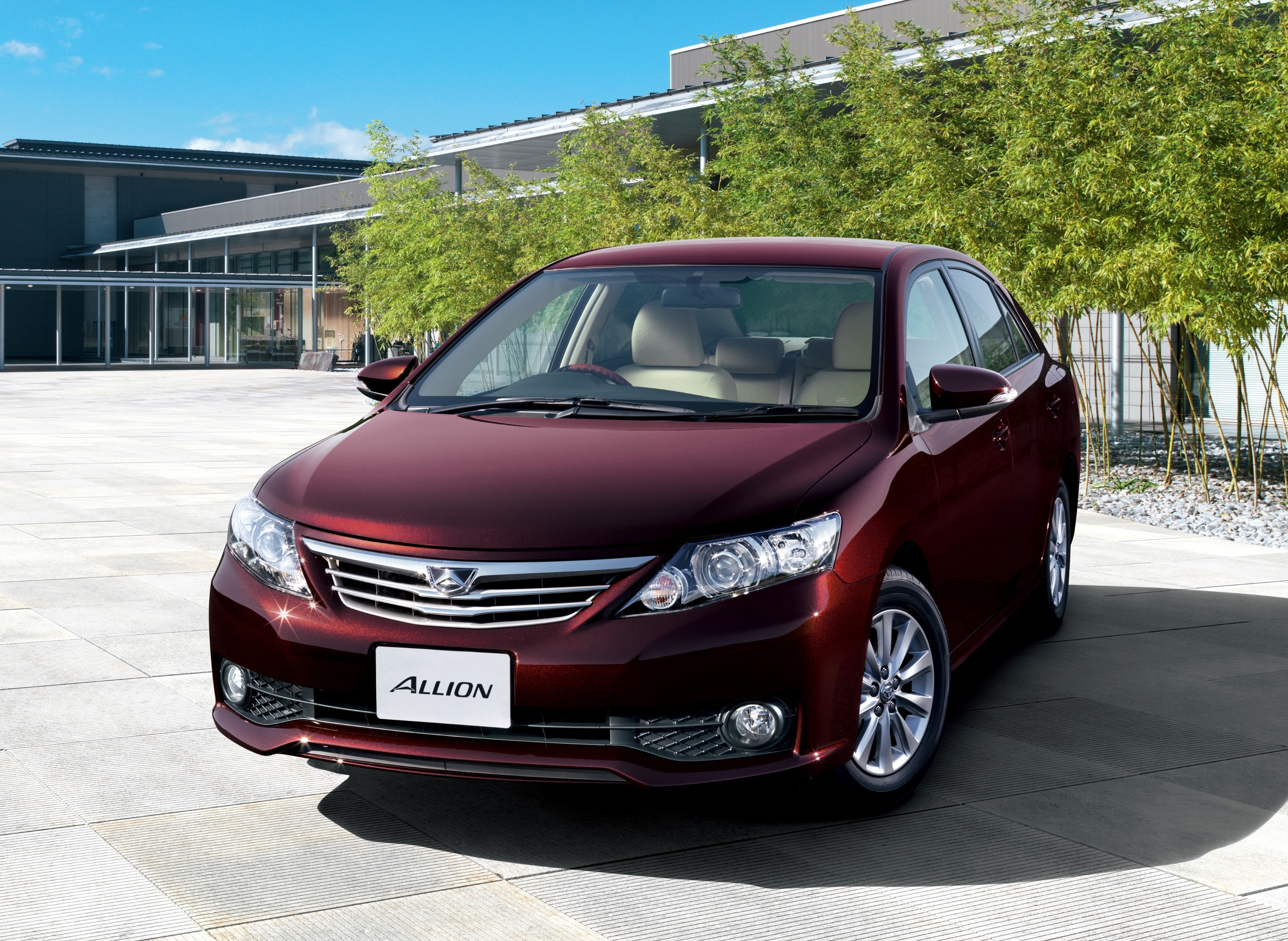 Toyota Allion, Toyota, Crimson, 4K, HD Wallpaper