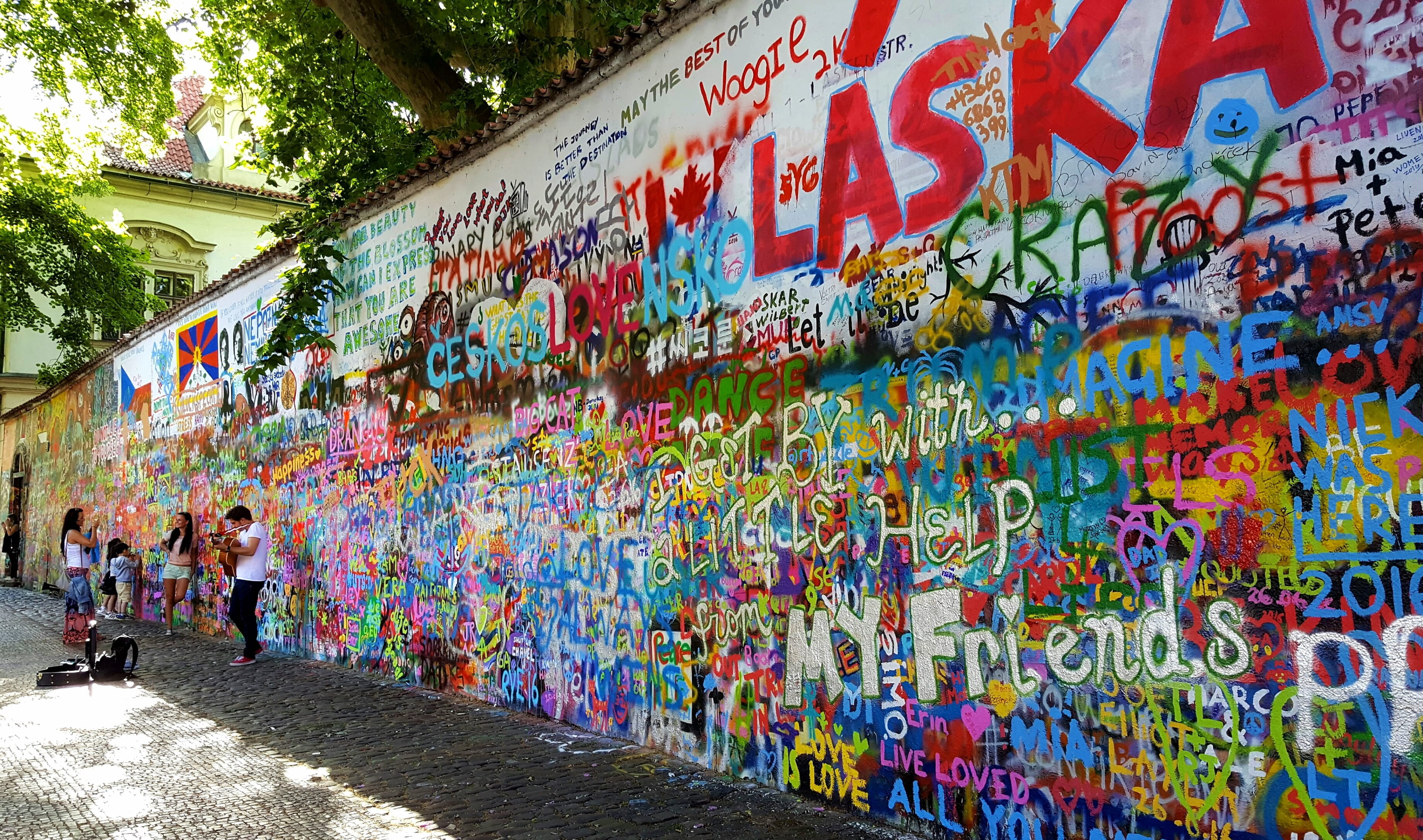 communication, built structure, near, color, building exterior, no violence, colorful, 2K, messy, street art, artwork, creativity, day, europe, city life, HD Wallpaper