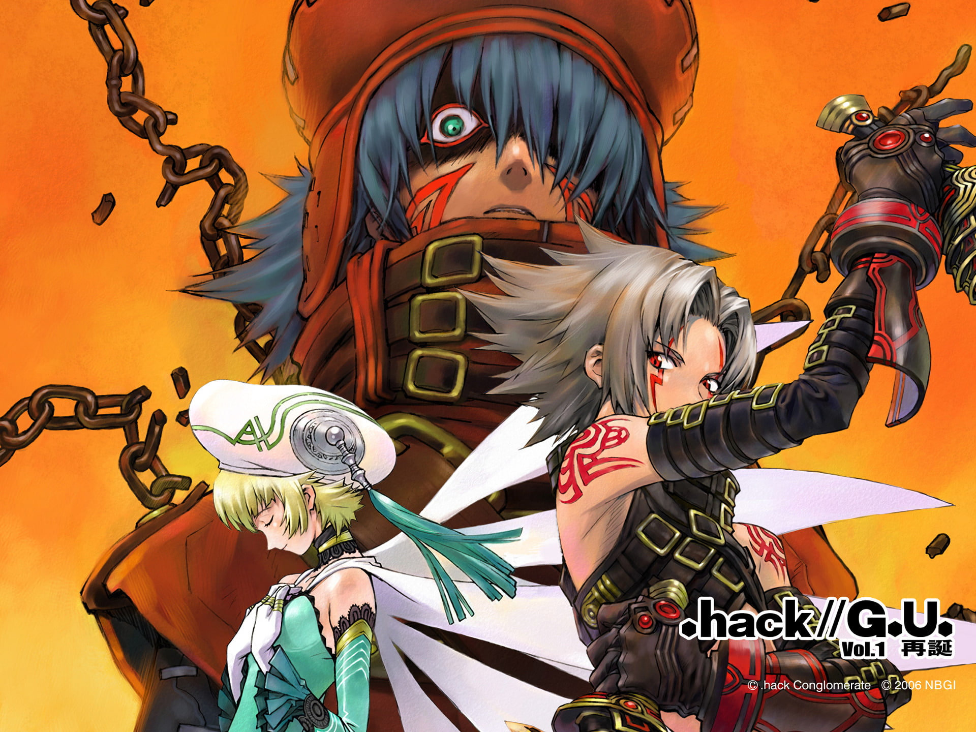 1080P, demon - fictional character, Anime, multi colored, representation, people, .hack//G.U., carnival - celebration event, animal wildlife, human representation, HD Wallpaper