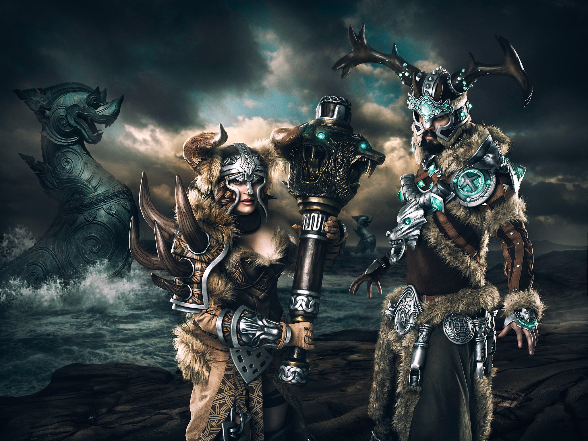judgment Day - Apocalypse, fantasy, halloween, surreal, futuristic, human Skull, mystery, weapon, Guild Wars, paranormal, dark, alien, death, woman, spooky, HD Wallpaper