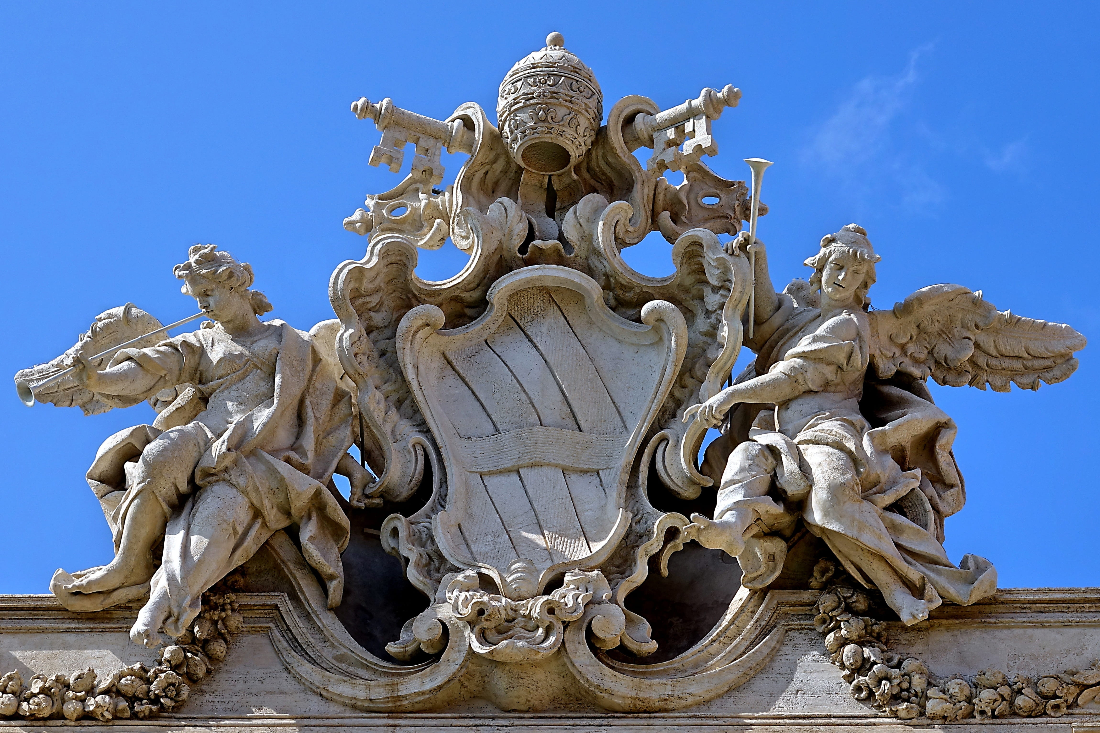 the past, places of interest, demon - fictional character, human representation, creativity, representation, sky, statue, nature, low angle view, no people, HD Wallpaper