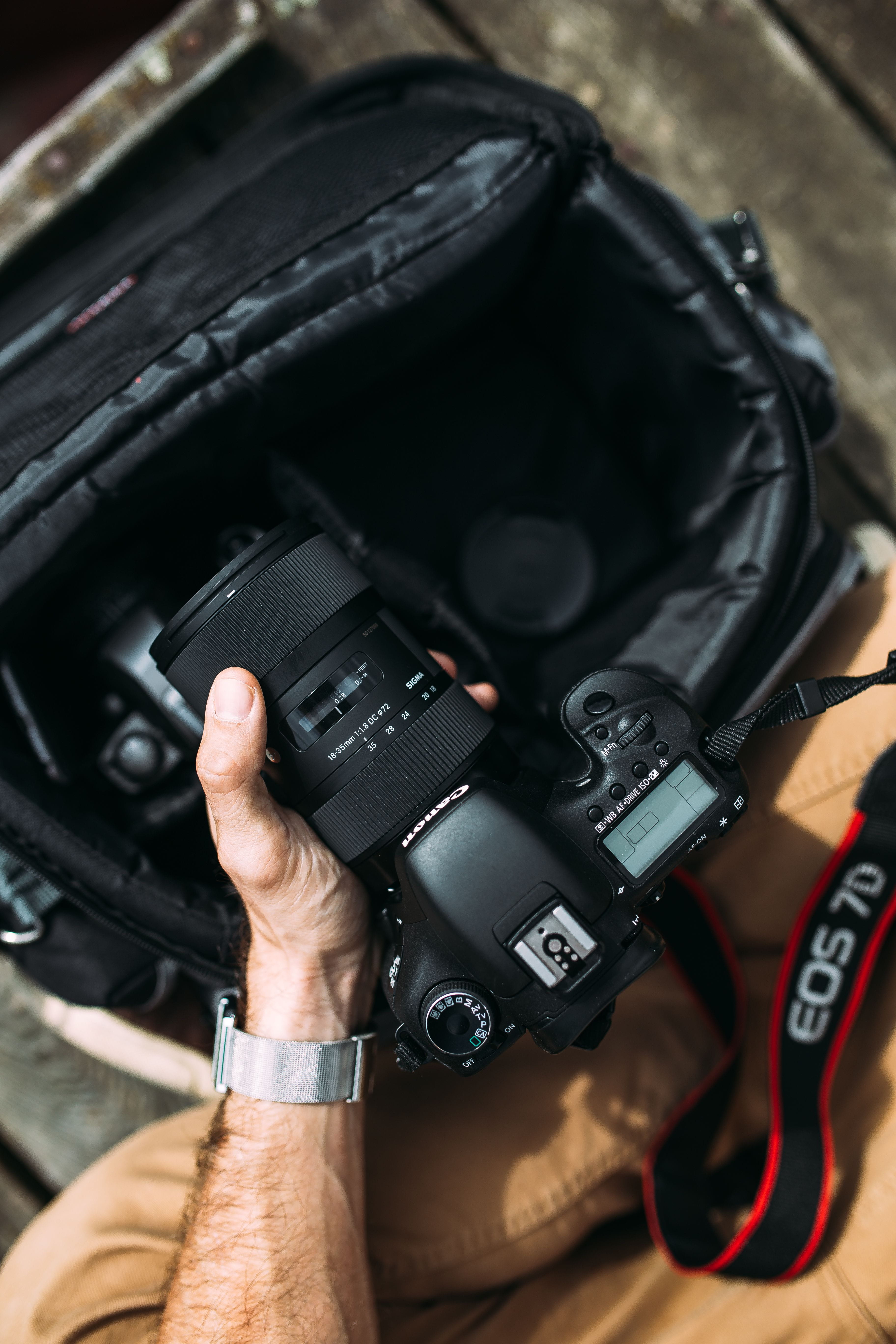 man, photographer, day, finger, high angle view, hand, camera, men, photography, communication, human body part, one person, camera - photographic equipment, Phone HD Wallpaper