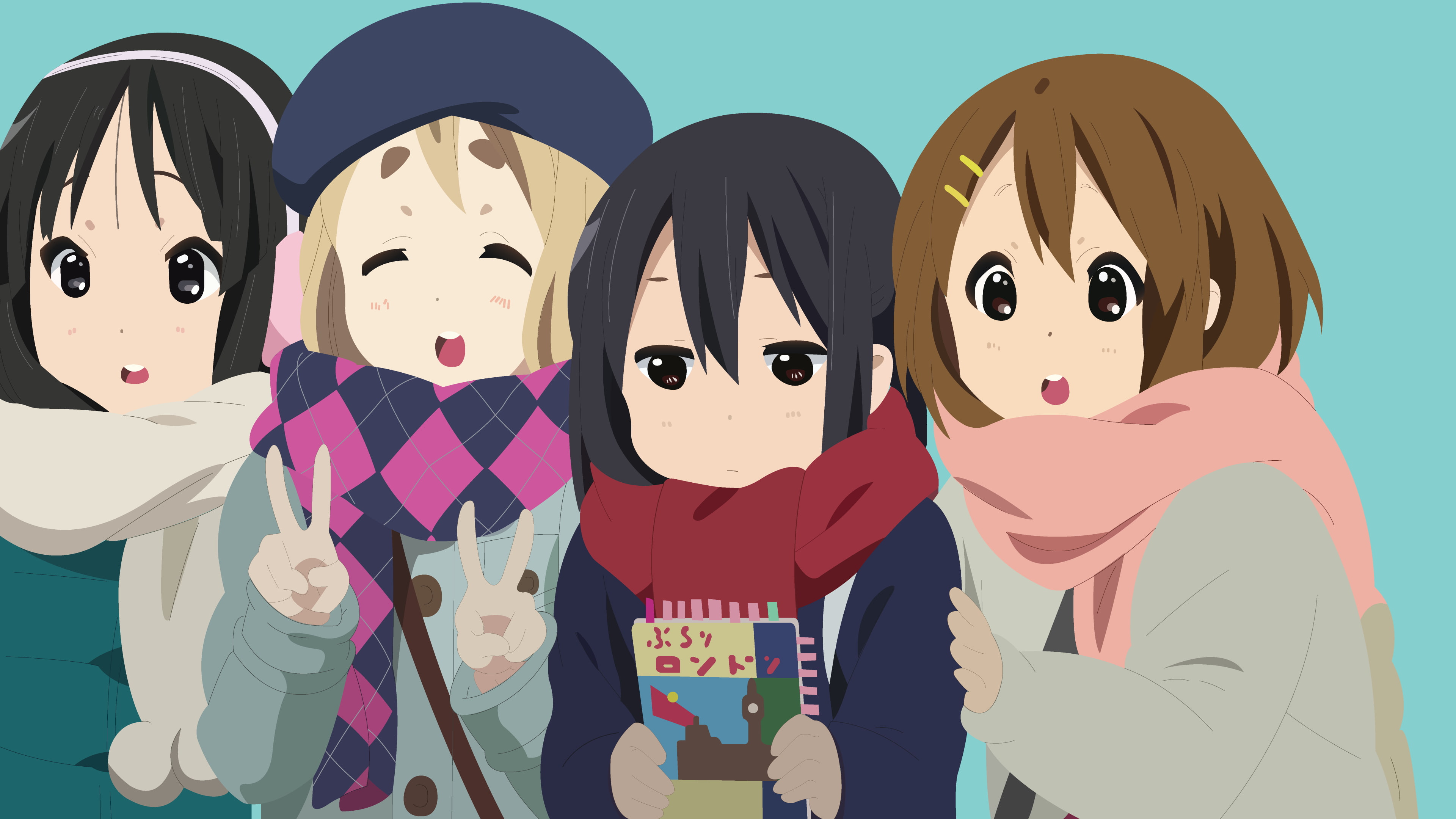 creativity, real people, group of people, art and craft, men, indoors, disguise, Hirasawa Yui, celebration, Akiyama Mio, 4K, mask, human representation, HD Wallpaper
