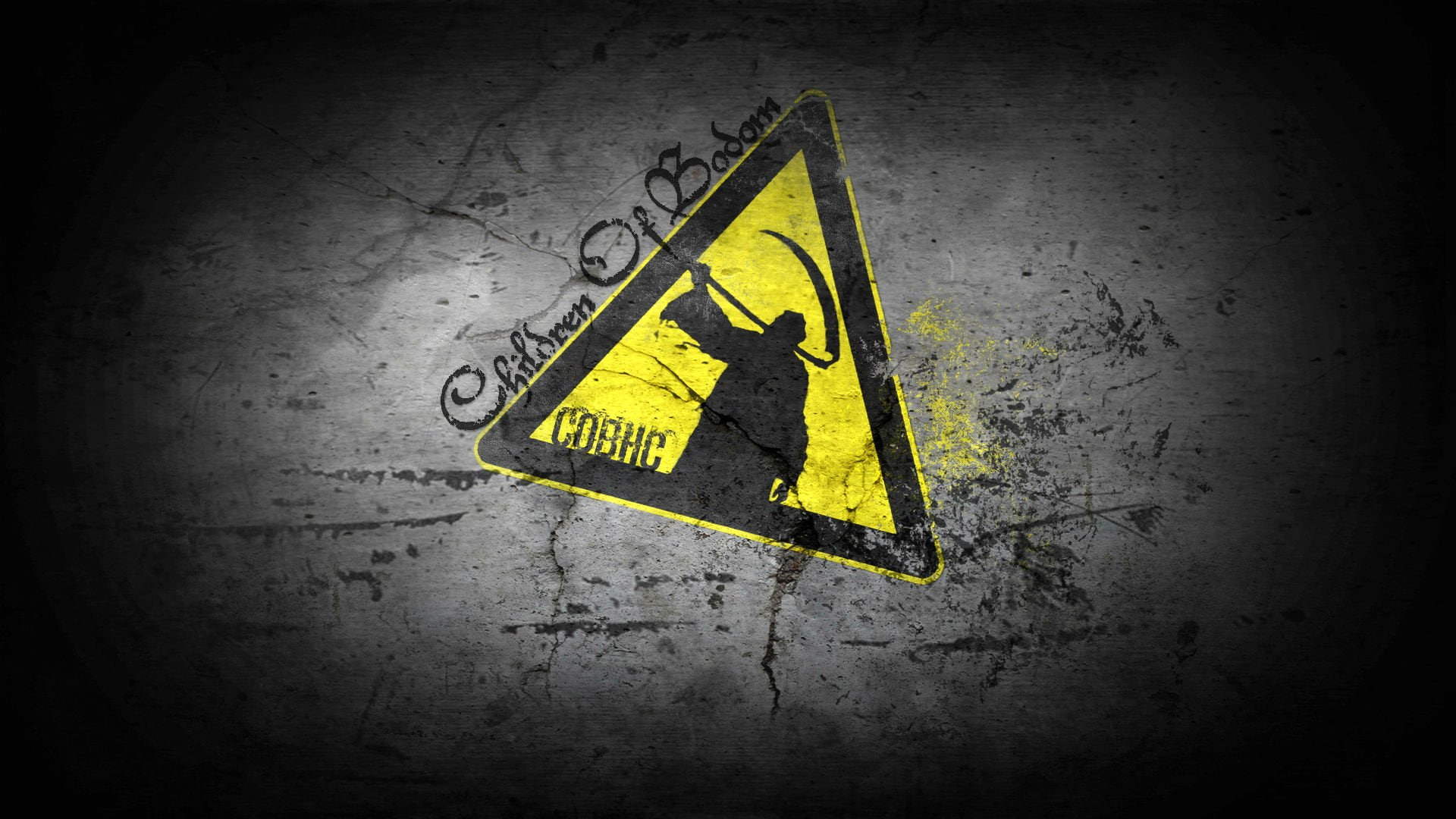 message, guidance, 1080P, poster, yellow, architecture, textured, Bodom, death, vignette, close-up, leaving, alley, grim, Dark, of, Technical, Metal, wall - building feature, HD Wallpaper