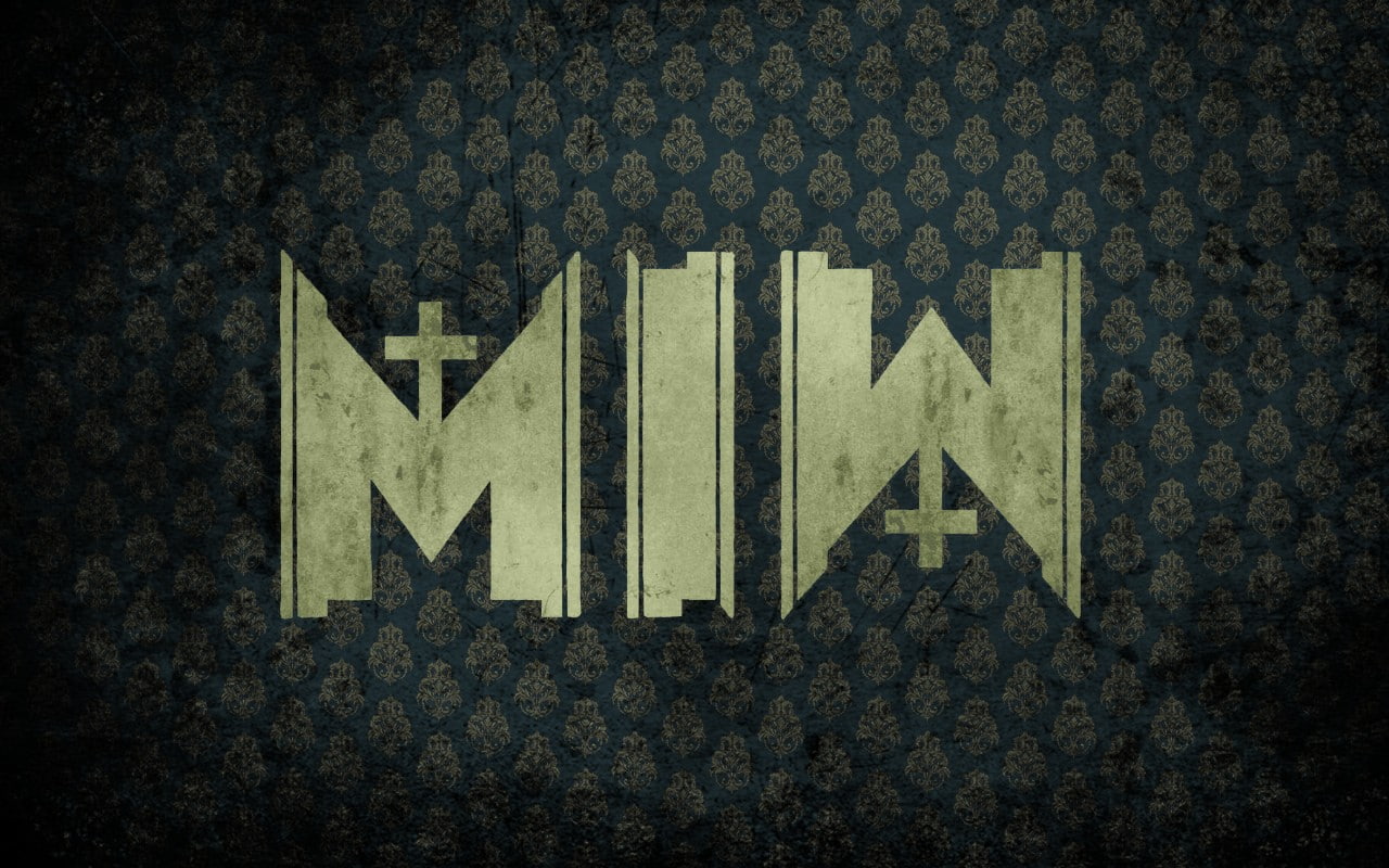 720P, Metalcore, Motionless In White, Metal band, logo, HD Wallpaper