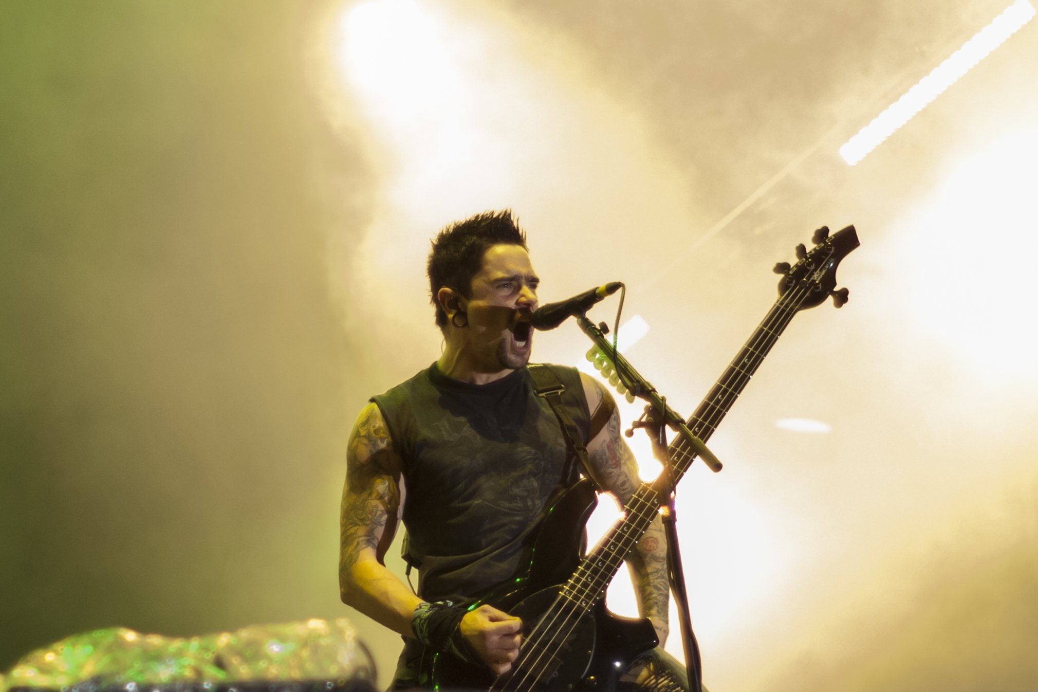 metalcore, concert, guitar, 1080P, metal, bullet, valentine, heavy, HD Wallpaper