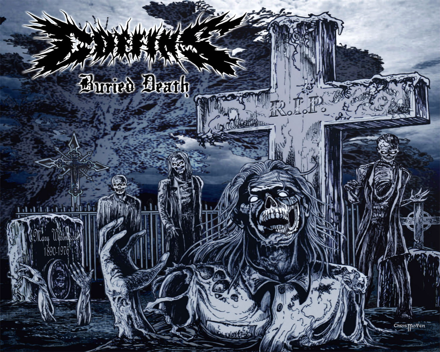 metal, heavy, death, doom, coffins, 720P, HD Wallpaper