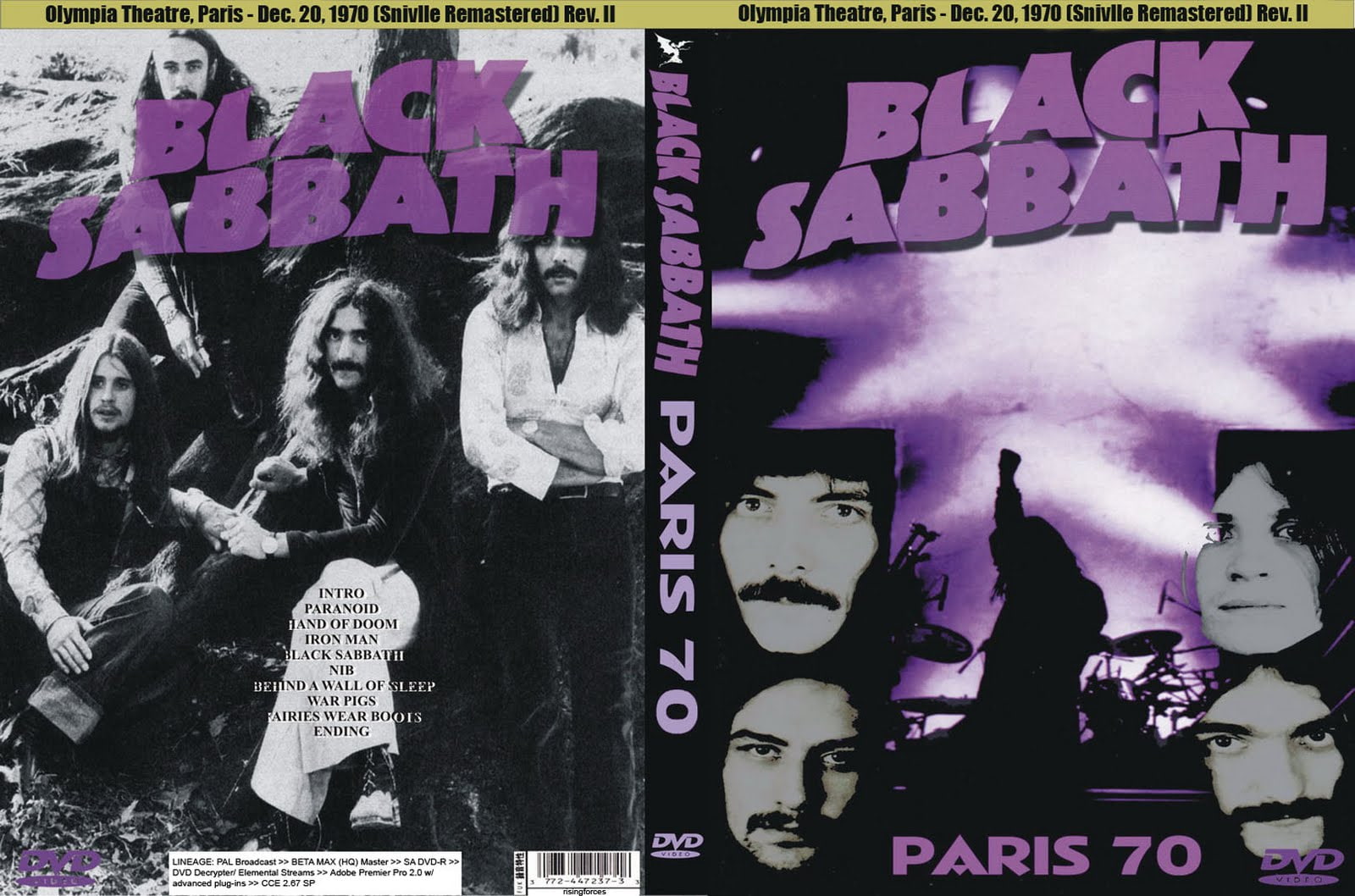 doom, black, metal, sabbath, cover, 720P, heavy, HD Wallpaper