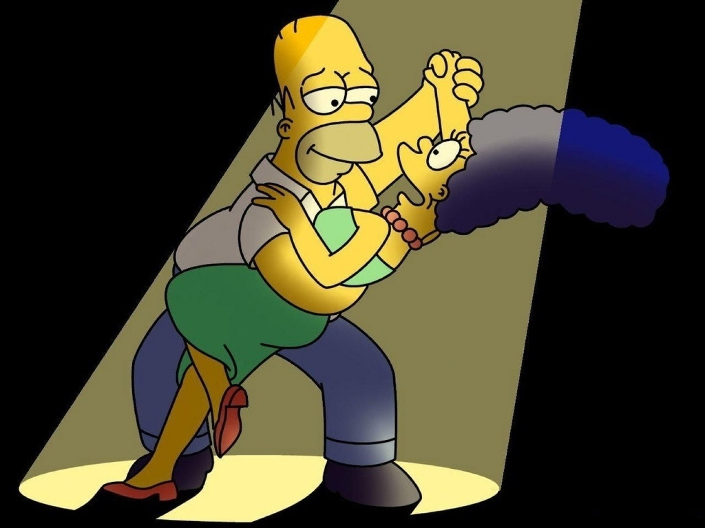 Homer Simpson, 720P, The Simpsons, Marge Simpson, HD Wallpaper