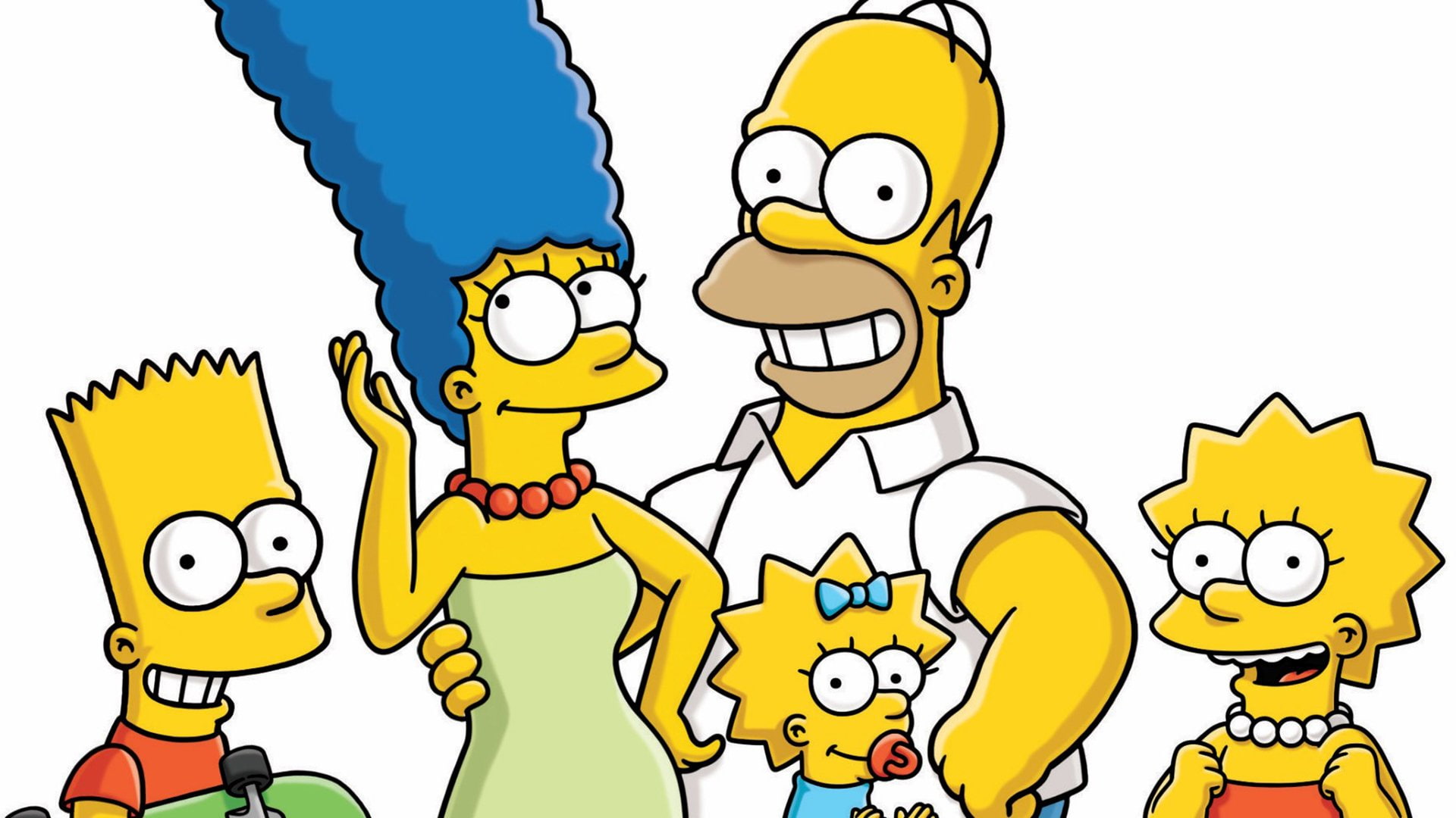 Lisa Simpson, Maggie Simpson, Marge Simpson, Homer Simpson, 1080P, Bart Simpson, The Simpsons, HD Wallpaper