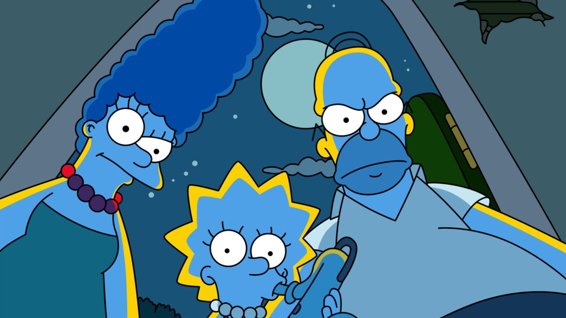 Lisa Simpson, The Simpsons, Marge Simpson, Homer Simpson, 1080P, HD Wallpaper