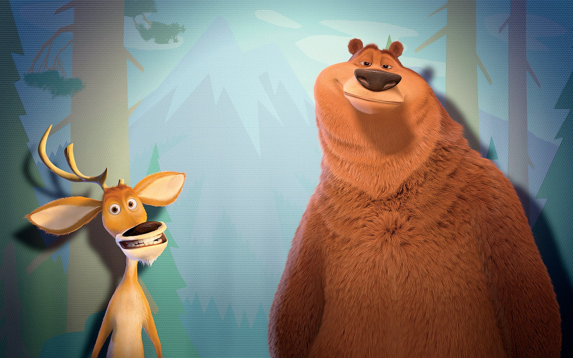 Deer, pets, one animal, animal, mammal, domestic cat, Bear, animal wildlife, cat, cartoon, domestic animals, character, indoors, grizzly, art and craft, HD Wallpaper
